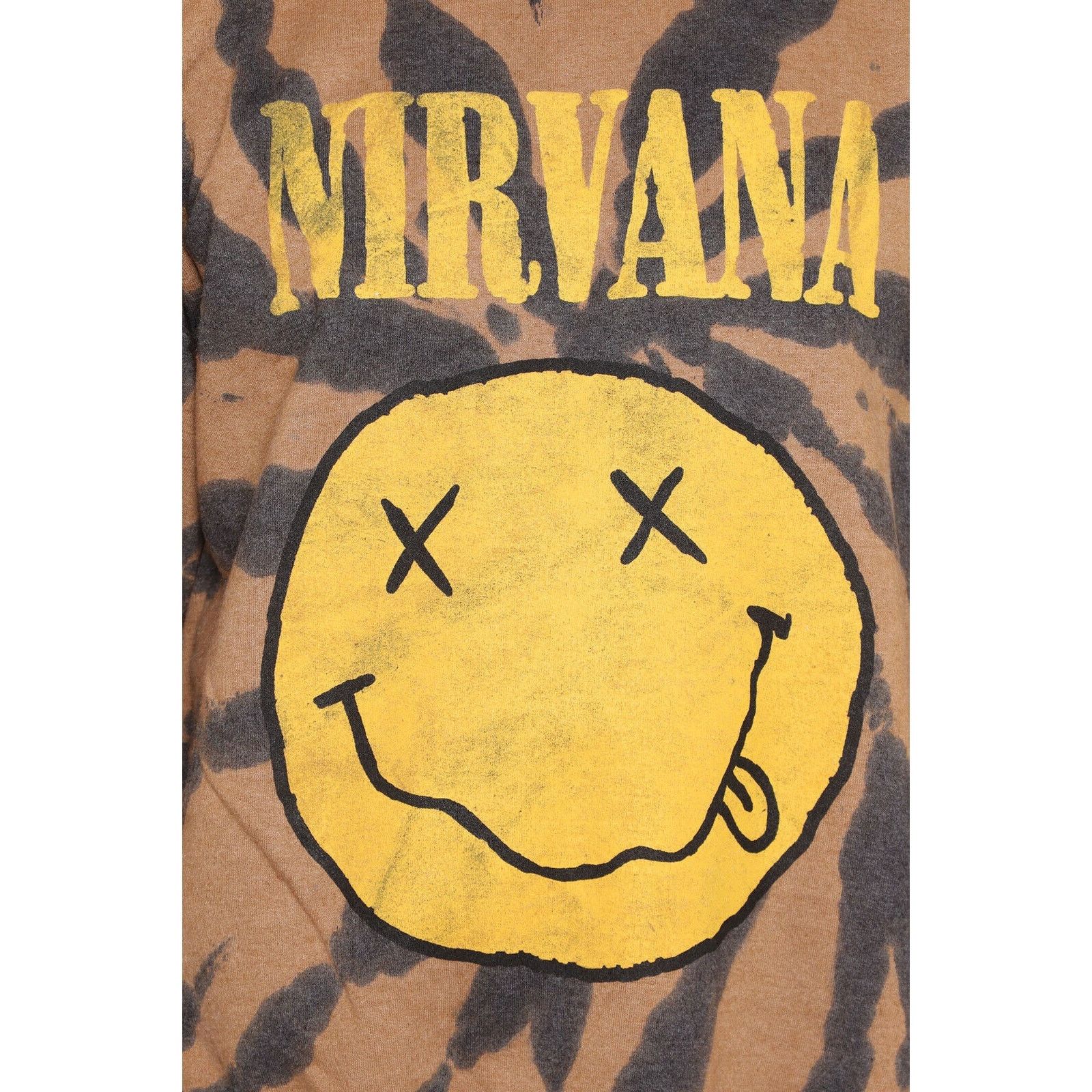 Nirvana Nirvana Men's Sweatshirt Smile Dazed Face Tie Dye Crewneck Size US M / EU 48-50 / 2 - 5 Thumbnail