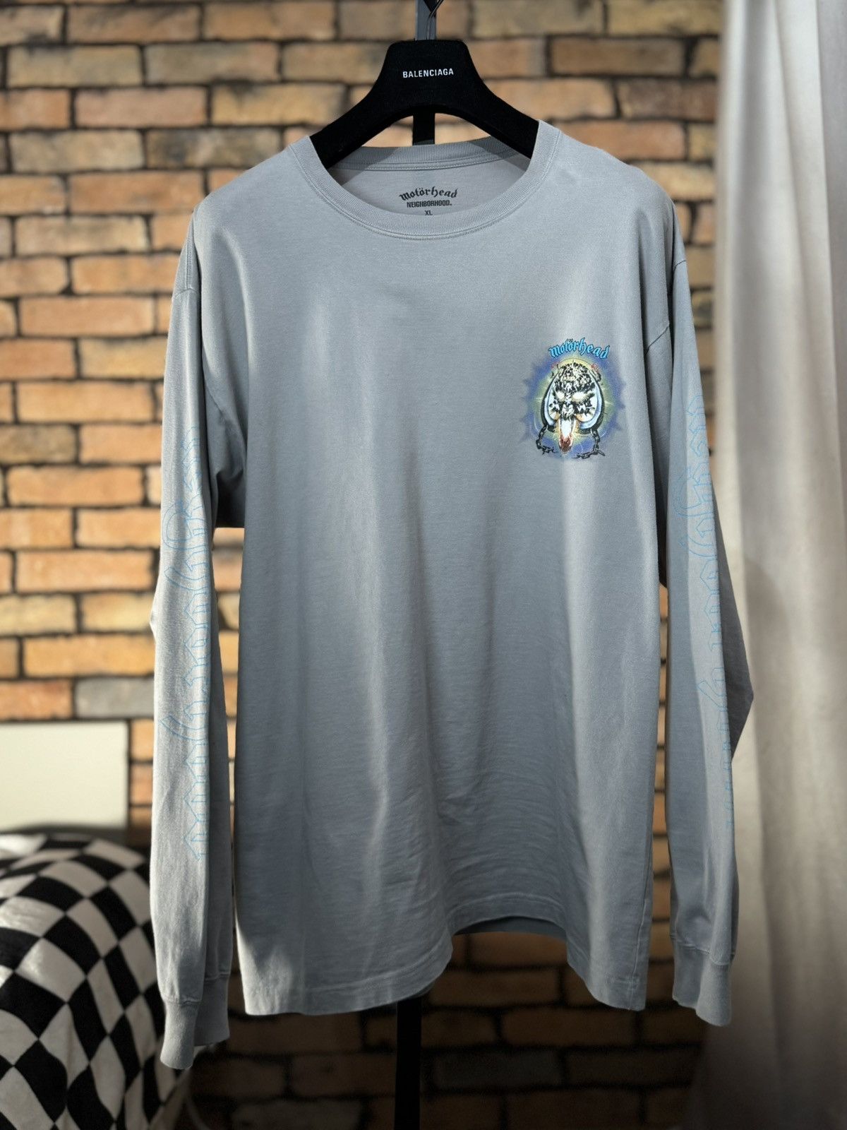 Neighborhood $148 JAPAN BAND METAL TEE MOTORHEAD NBHD LONG SLEEVE T SHIRT Size US XL / EU 56 / 4 - 2 Thumbnail