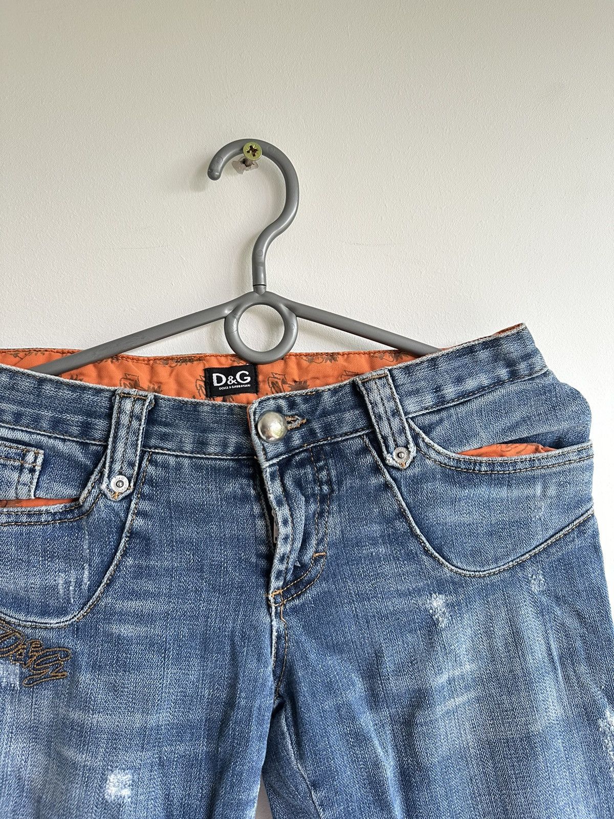 Dolce & Gabbana 90s Dolce & Gabbana Denim Jeans Shorts Blue Women's Size 24 Size 24" / US 00 / IT 34 - 7 Thumbnail