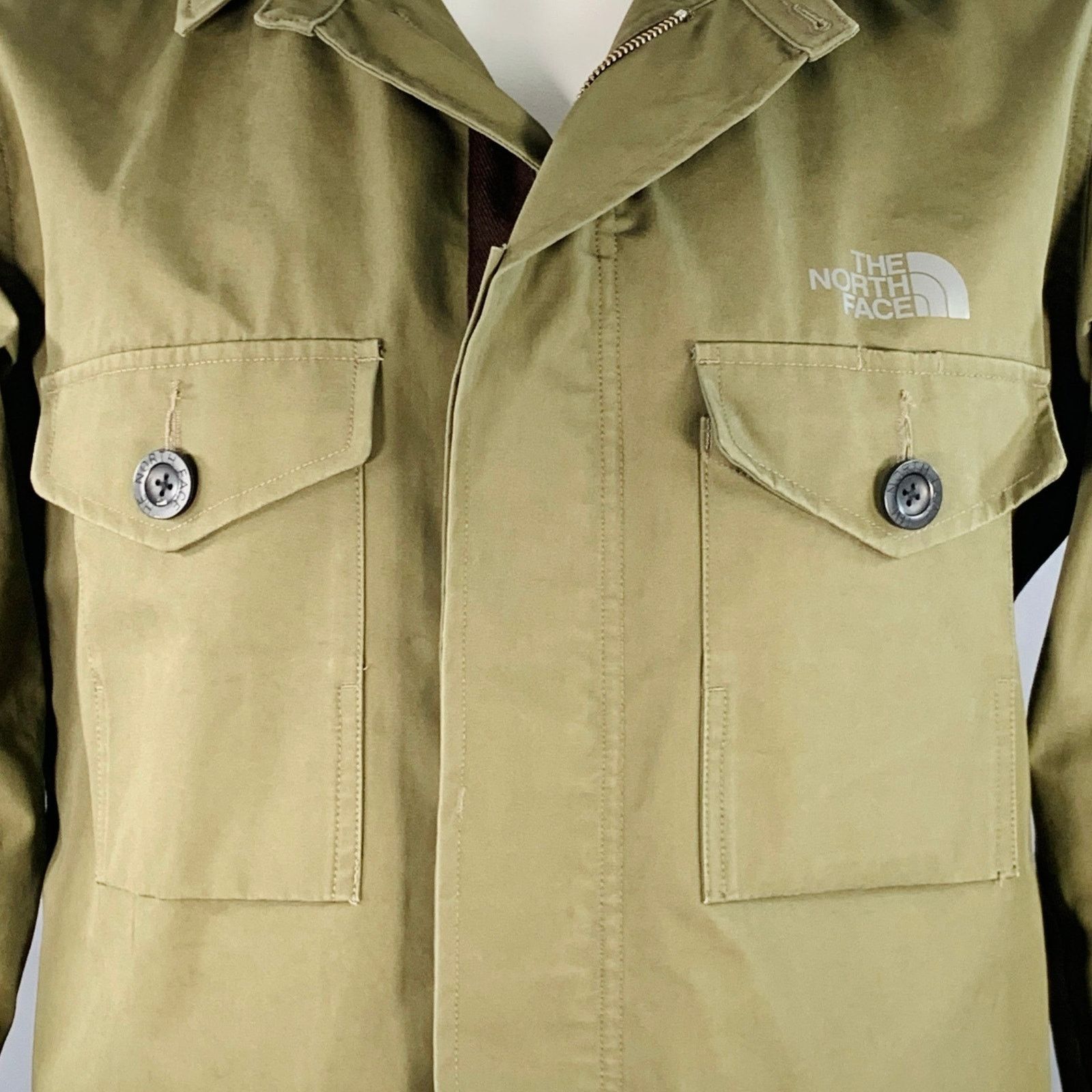 Junya Watanabe XL Green Olive Cotton Nylon Rain Resistant Zip Buttons Size US XL / EU 56 / 4 - 2 Thumbnail