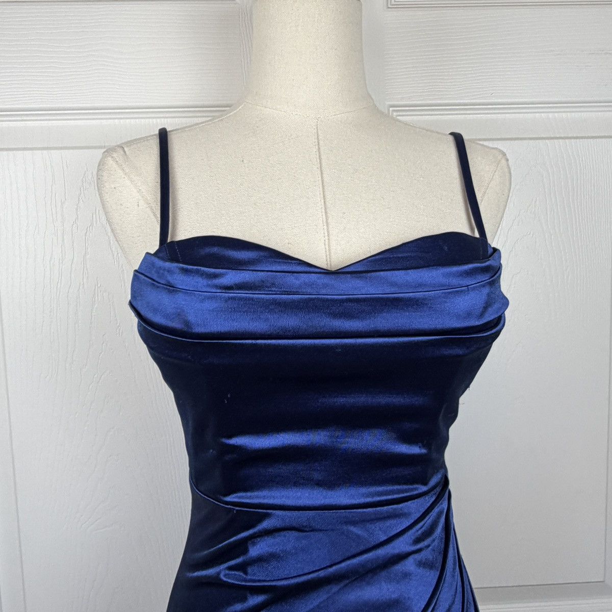 Other Windsor dark blue pleated mini dress Size S / US 4 / IT 40 - 2 Thumbnail
