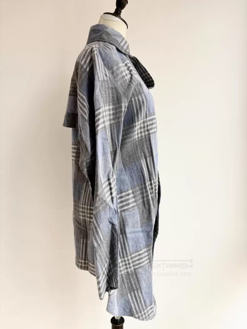 Vivienne Westwood Vivienne Westwood Vintage Blue Grey Plaid Irregular Shirt Size M / US 6-8 / IT 42-44 - 5 Thumbnail