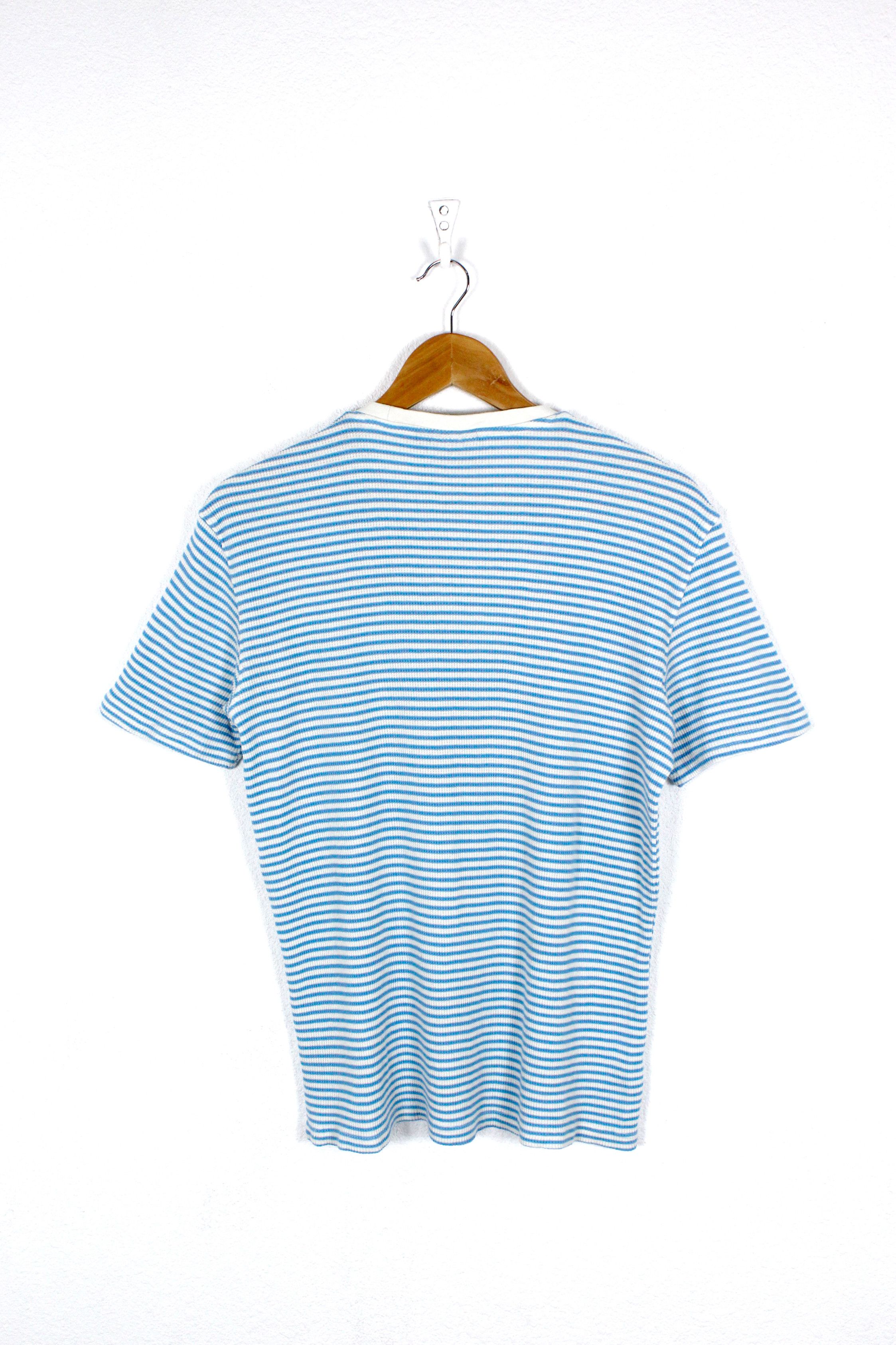 Percival Percival Breton Waffle Striped Tee T-shirt L Size US L / EU 52-54 / 3 - 4 Thumbnail
