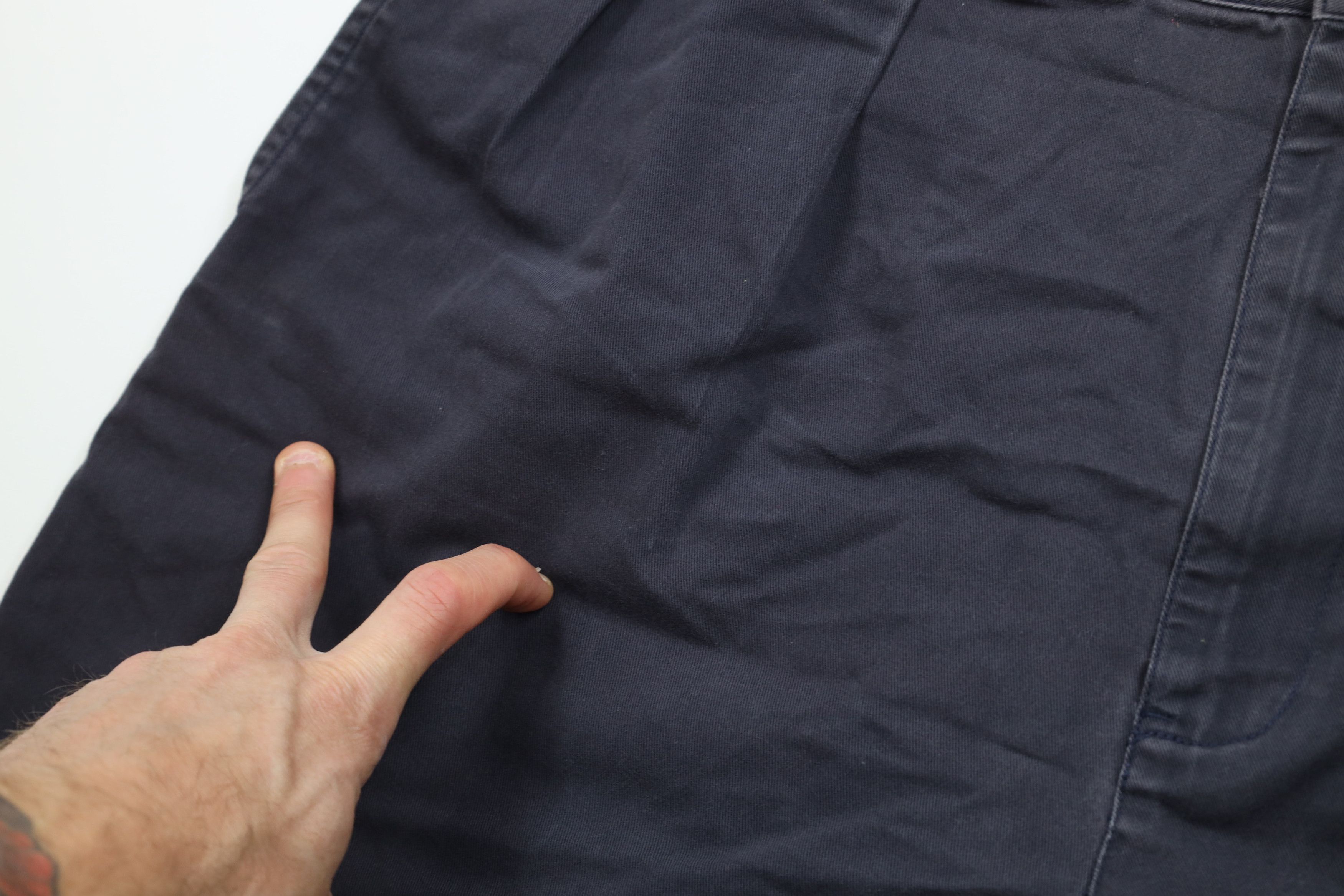 Ralph Lauren Vintage 90s Ralph Lauren Golf Chino Shorts Navy Blue Cotton Size US 36 / EU 52 - 6 Thumbnail