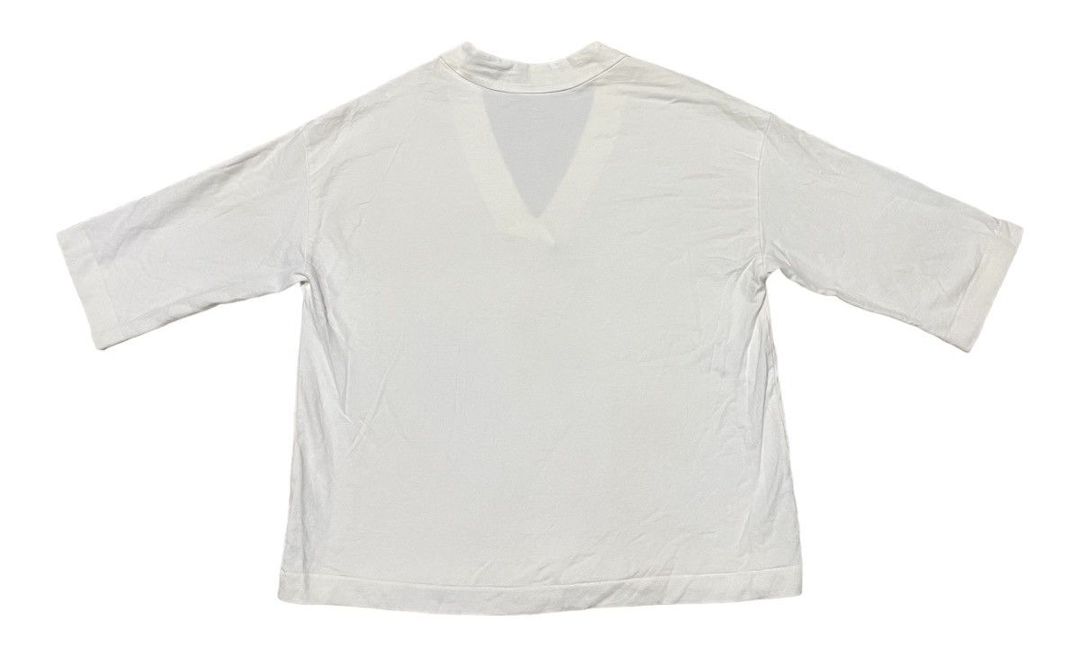 ADAM ET ROPE × Designer Adam Et Rope x Plain White T Shirt Size L / US 10 / IT 46 - 2 Thumbnail