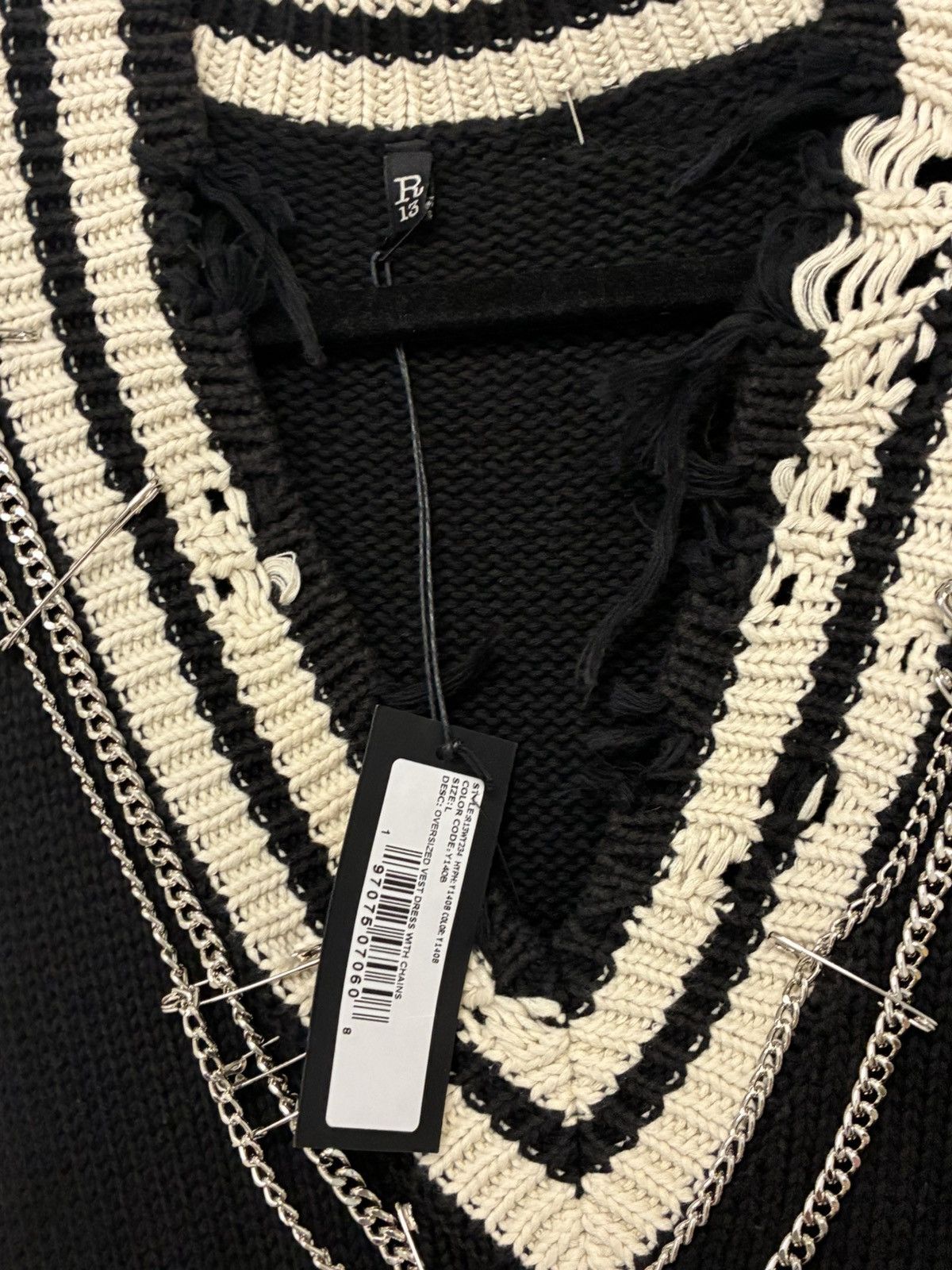 R13 Oversized Chain Embellished Dress Size large Size L / US 10 / IT 46 - 12 Thumbnail