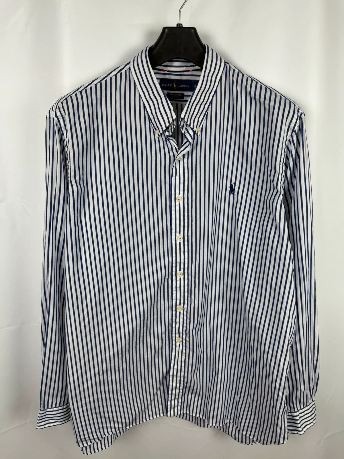 Ralph Lauren Ralph Lauren Cup Striped Shirt Cotton Men size XXL Size US XXL / EU 58 / 5 - 1 Thumbnail