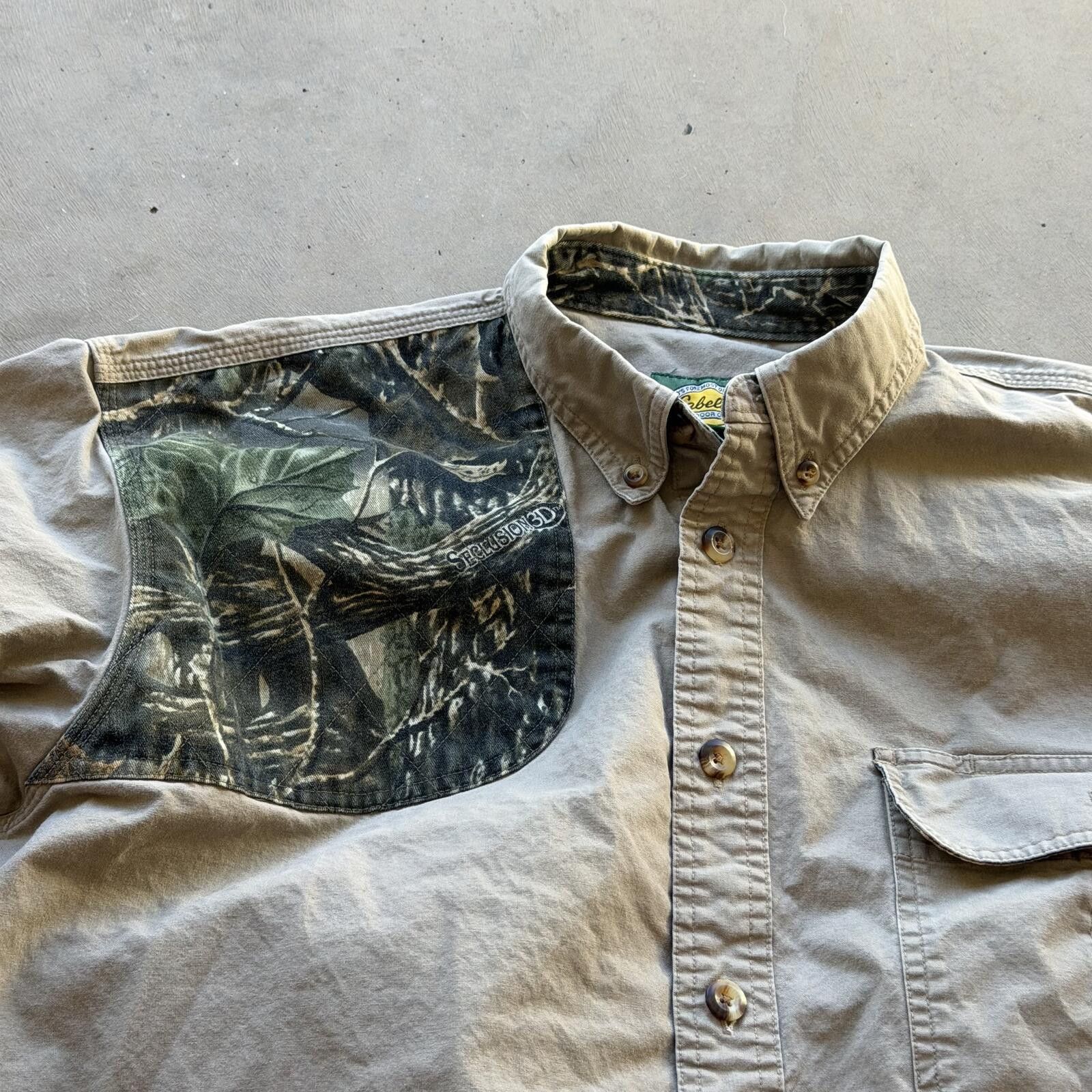 Cabelas Vintage 90s Cabela’s Camo Outdoor Button Up Shirt Size US L / EU 52-54 / 3 - 2 Thumbnail