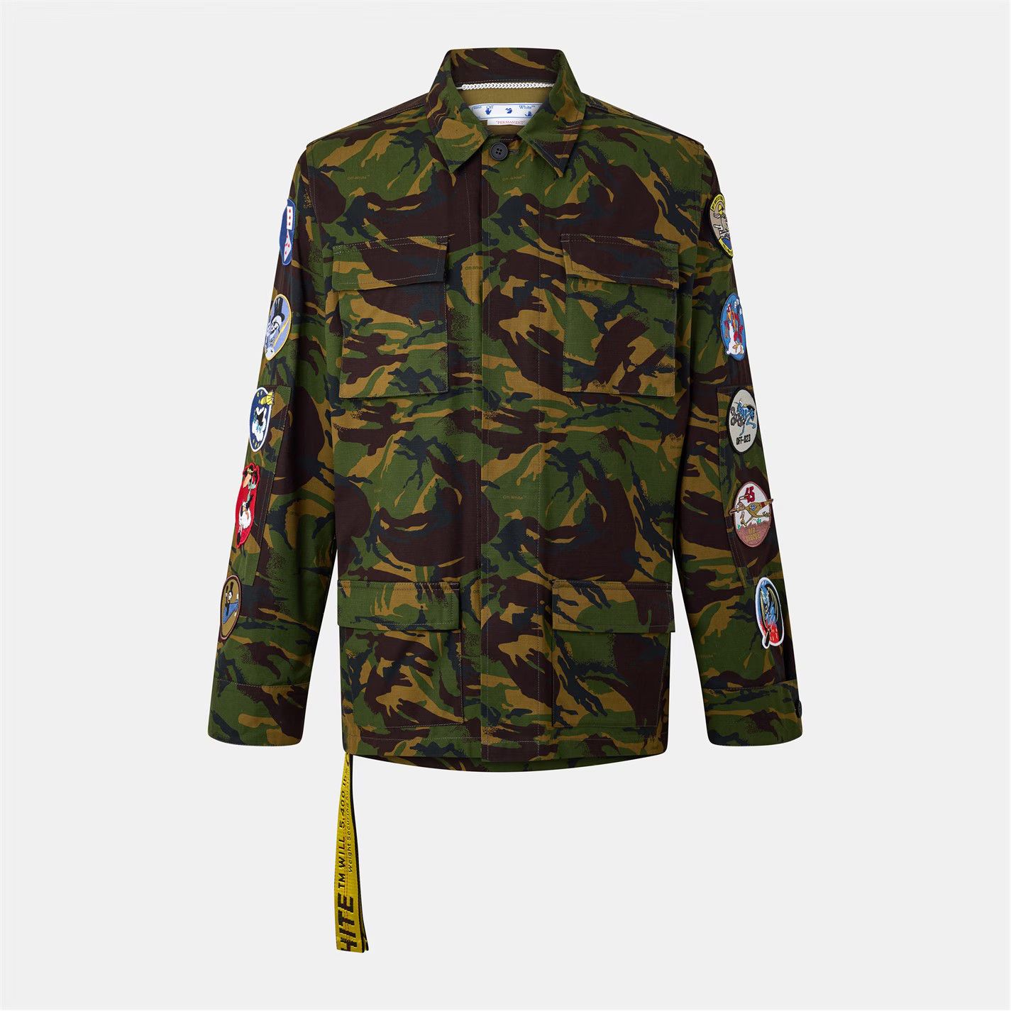 Off-White o1g2r1mq0326 Technical Weather Resistant Field Jacket Size US S / EU 44-46 / 1 - 1 Thumbnail
