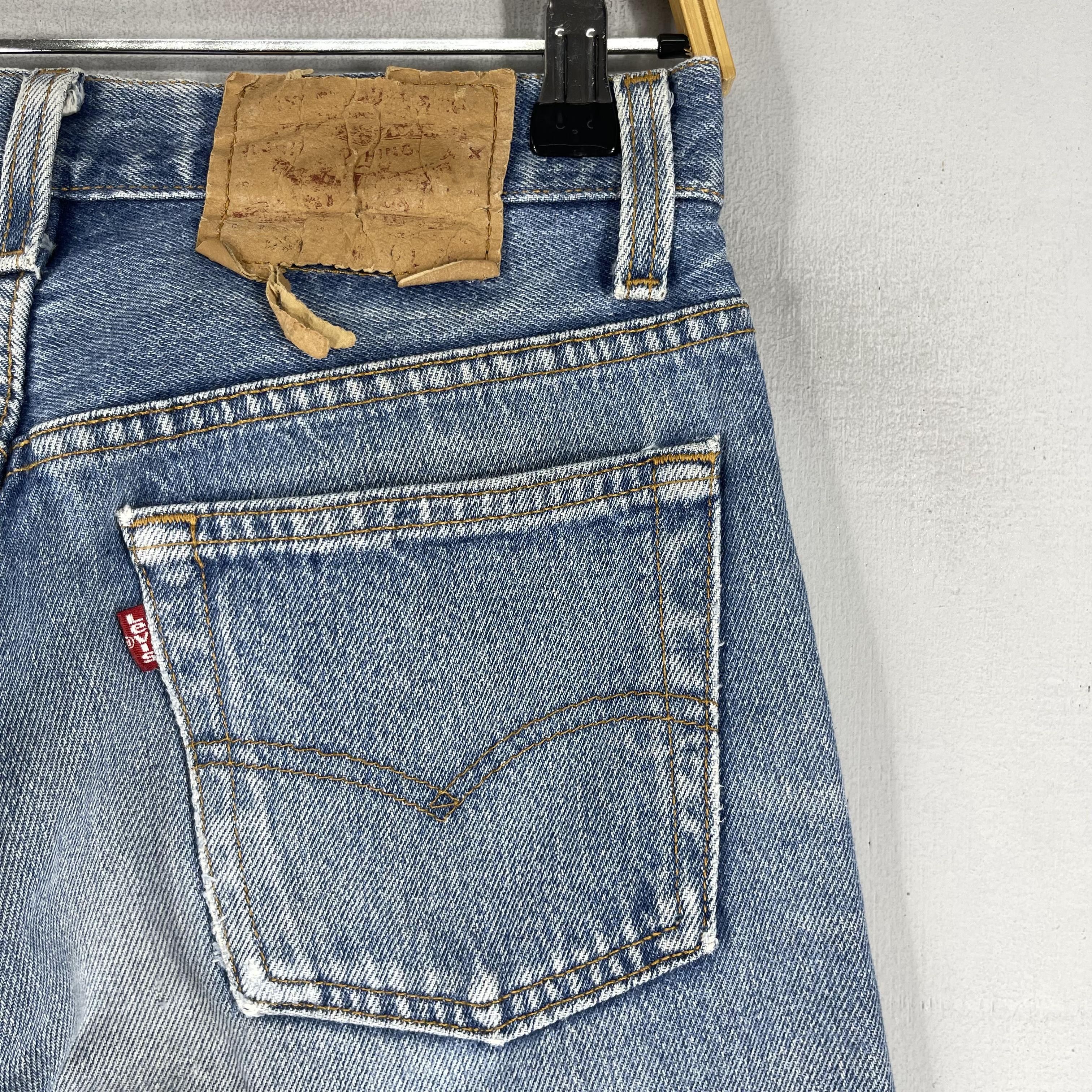 Levi's × Vintage Size 28 Vintage 80s Levis 501 Distressed Medium Wash Jeans Size US 28 / EU 44 - 11 Thumbnail