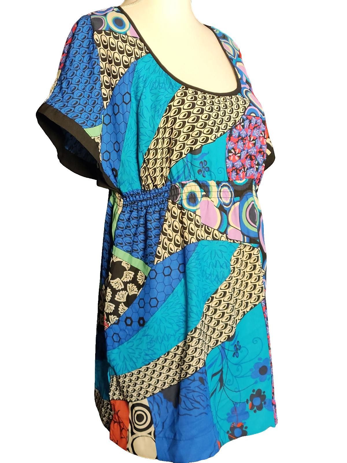 Other Matty M Women's Patchwork Pattern Top Size Medium Size M / US 6-8 / IT 42-44 - 4 Thumbnail