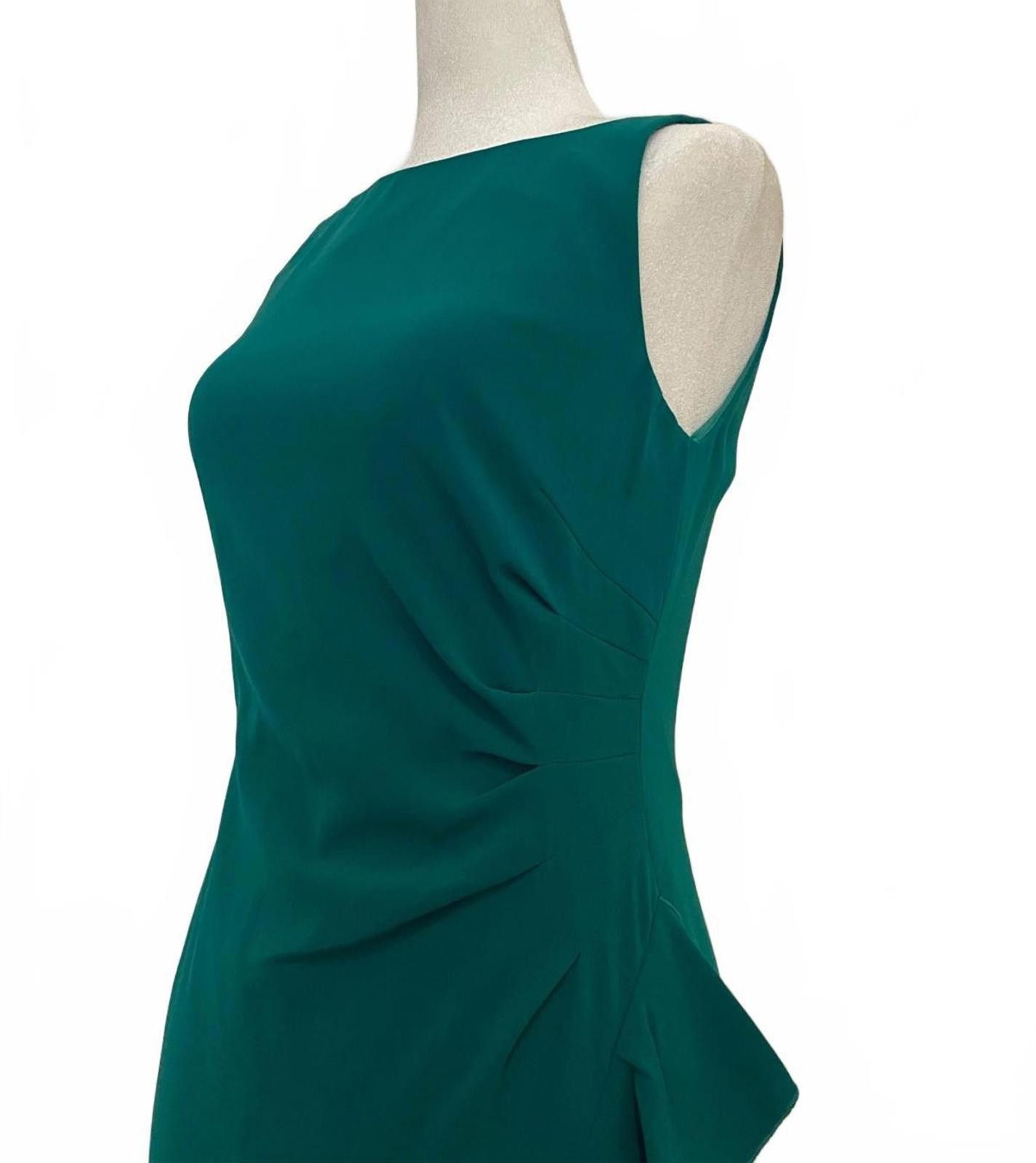 Other COAST CARE Vintage Midi Dress with Ruffles in Jade (US 8) Size M / US 6-8 / IT 42-44 - 4 Thumbnail