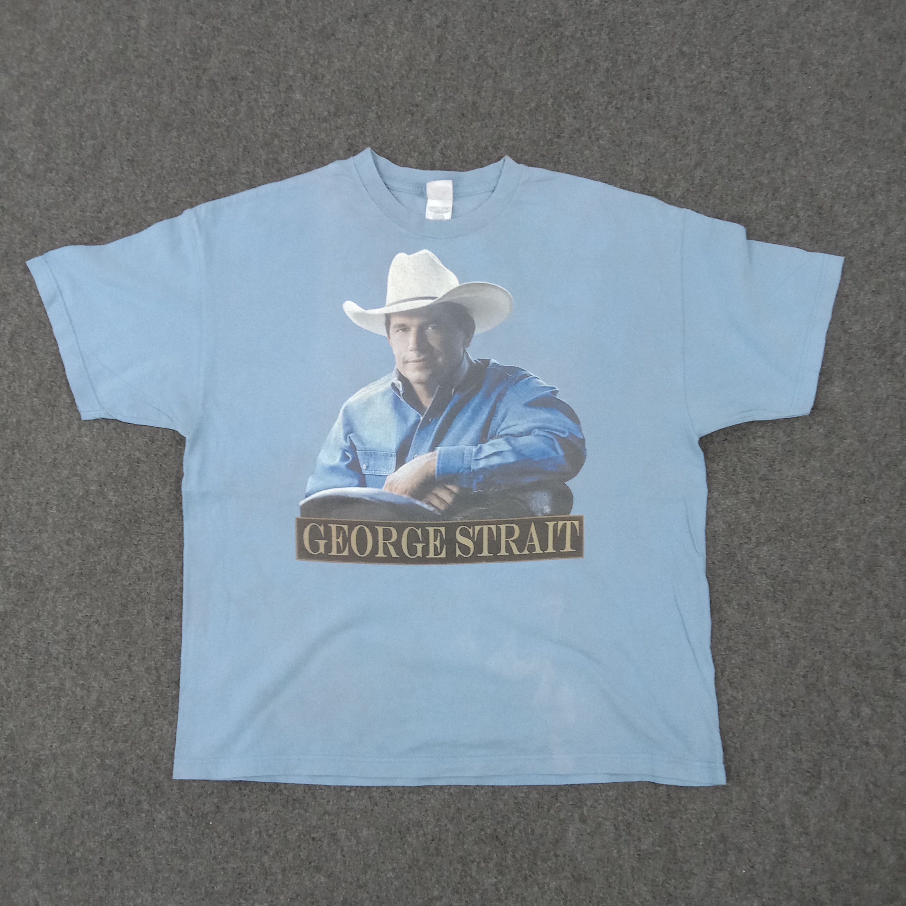 Vintage Gearge Strait American Music Retro Singer Tshirt Size US XXL / EU 58 / 5 - 1 Thumbnail
