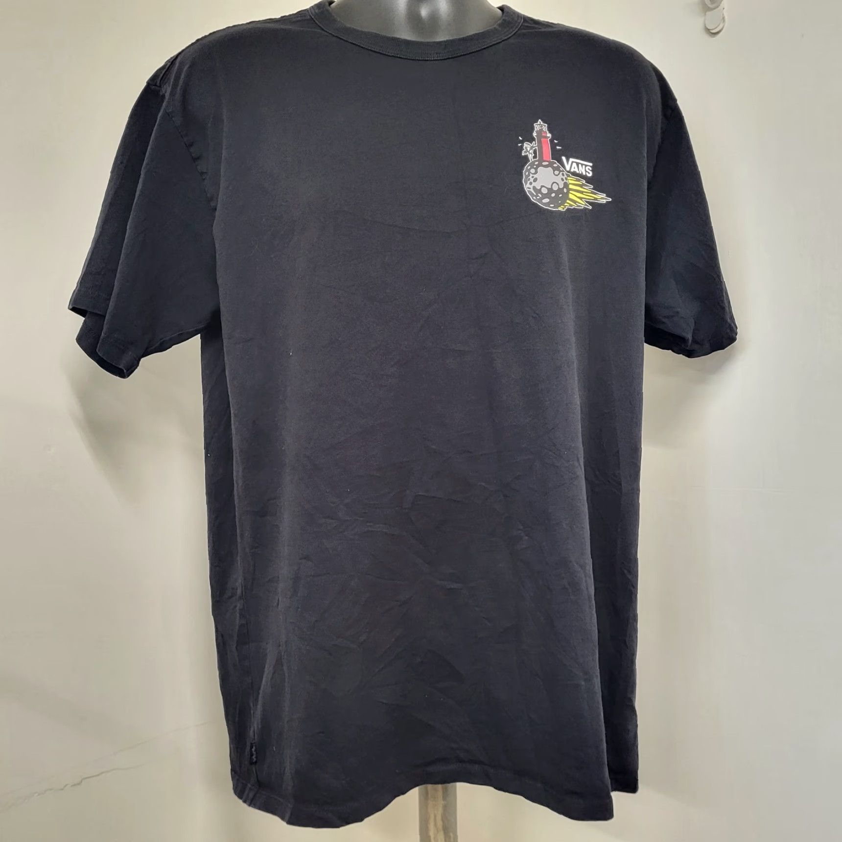 Vans Vans Zion Wright Off The Wall T-Shirt Men's Large Black Short Sleeve Skater Graphic Print Vintage No Size US L / EU 52-54 / 3 - 3 Thumbnail