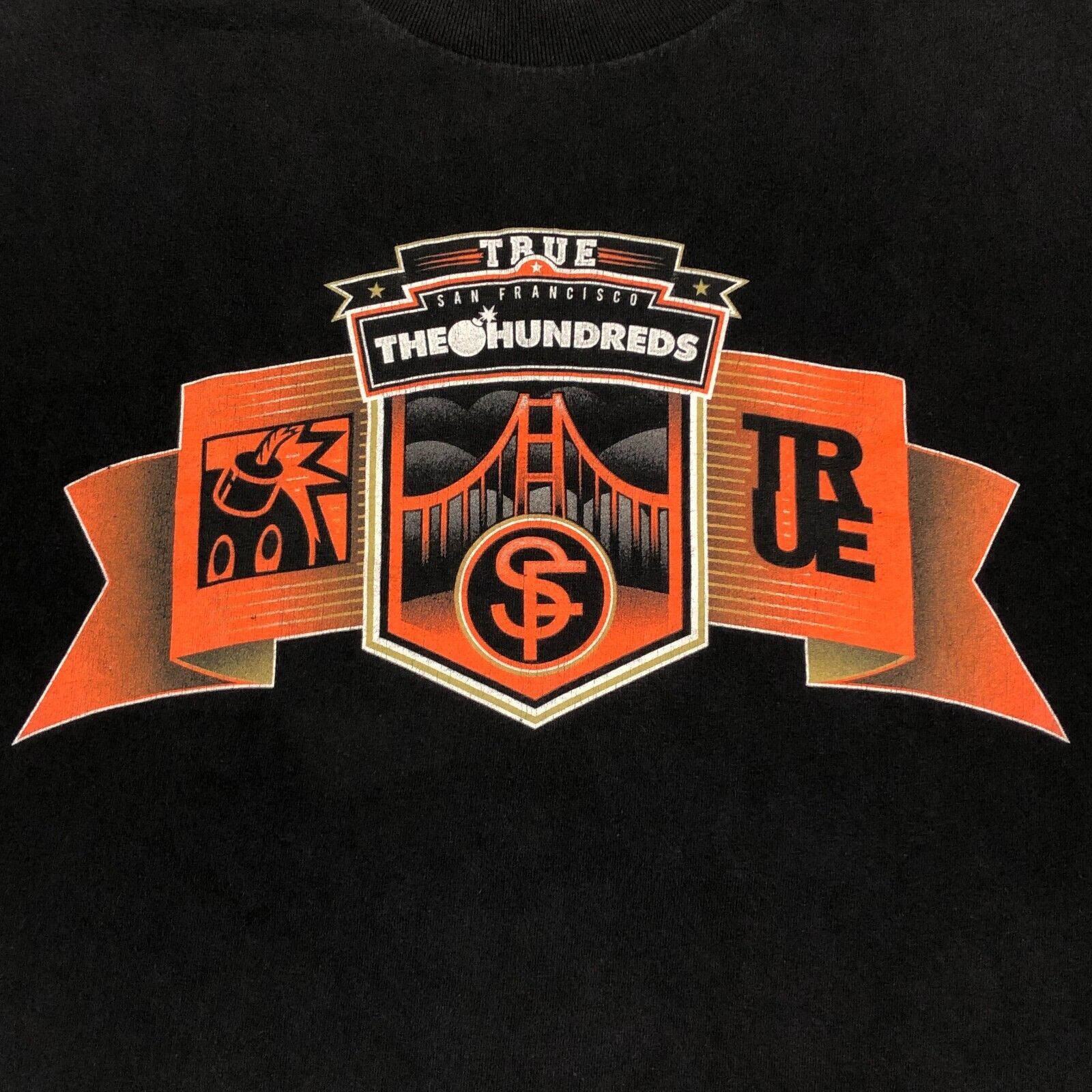 The Hundreds × Vintage The Hundreds True SF Giants Bridge T Shirt Black Size Large Size US L / EU 52-54 / 3 - 2 Thumbnail