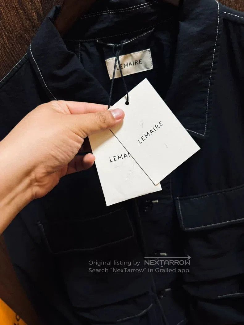 Lemaire Lemaire Men's Black Lightweight Jacket. Size US M / EU 48-50 / 2 - 2 Thumbnail