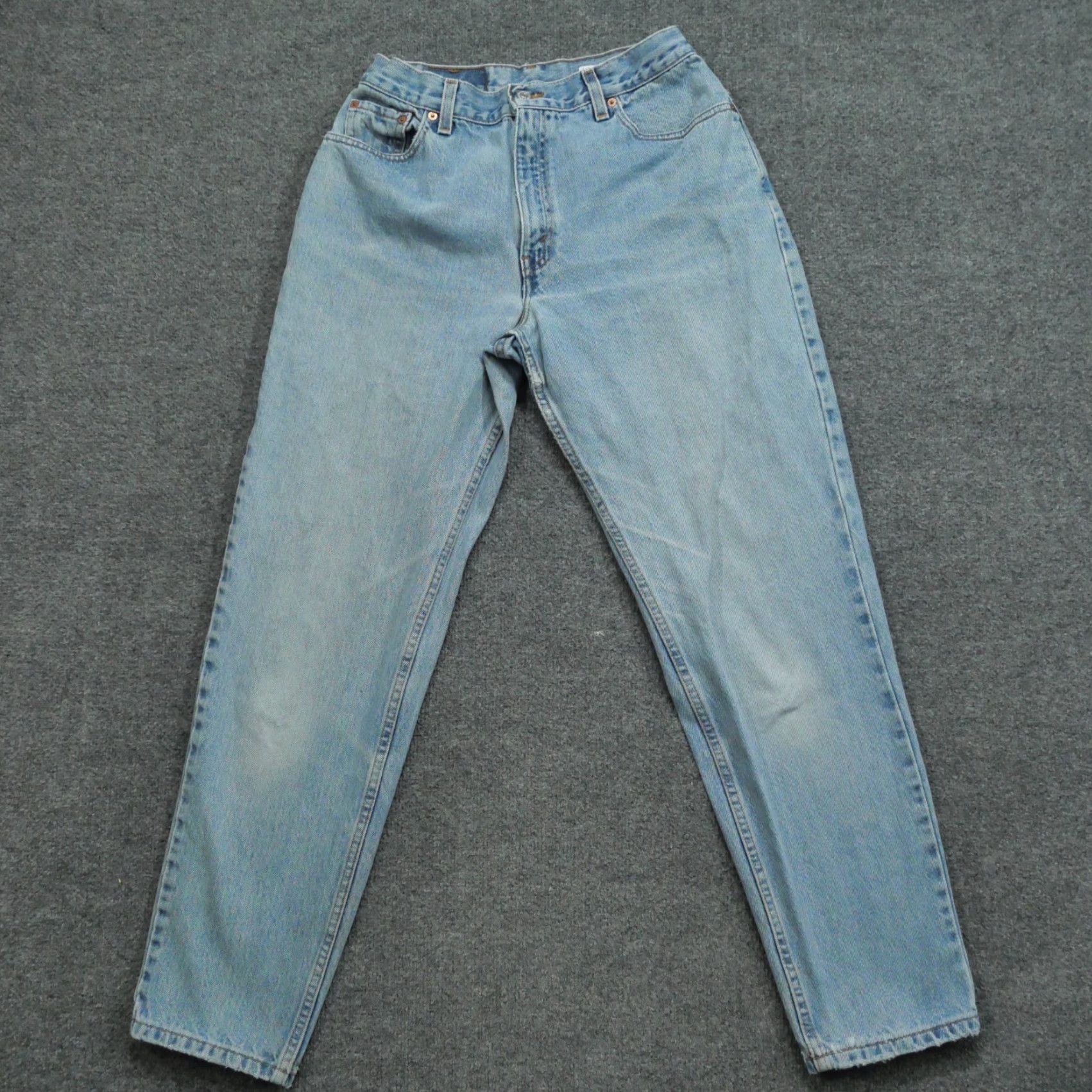 Levi's **Vintage Levi's 550 Tapered Jeans Women's 12 Blue Distressed 90s** User: Vintage Levi's 550 Tapered Jeans Women's 12 Blue Distressed 90s Size 29" - 2 Thumbnail