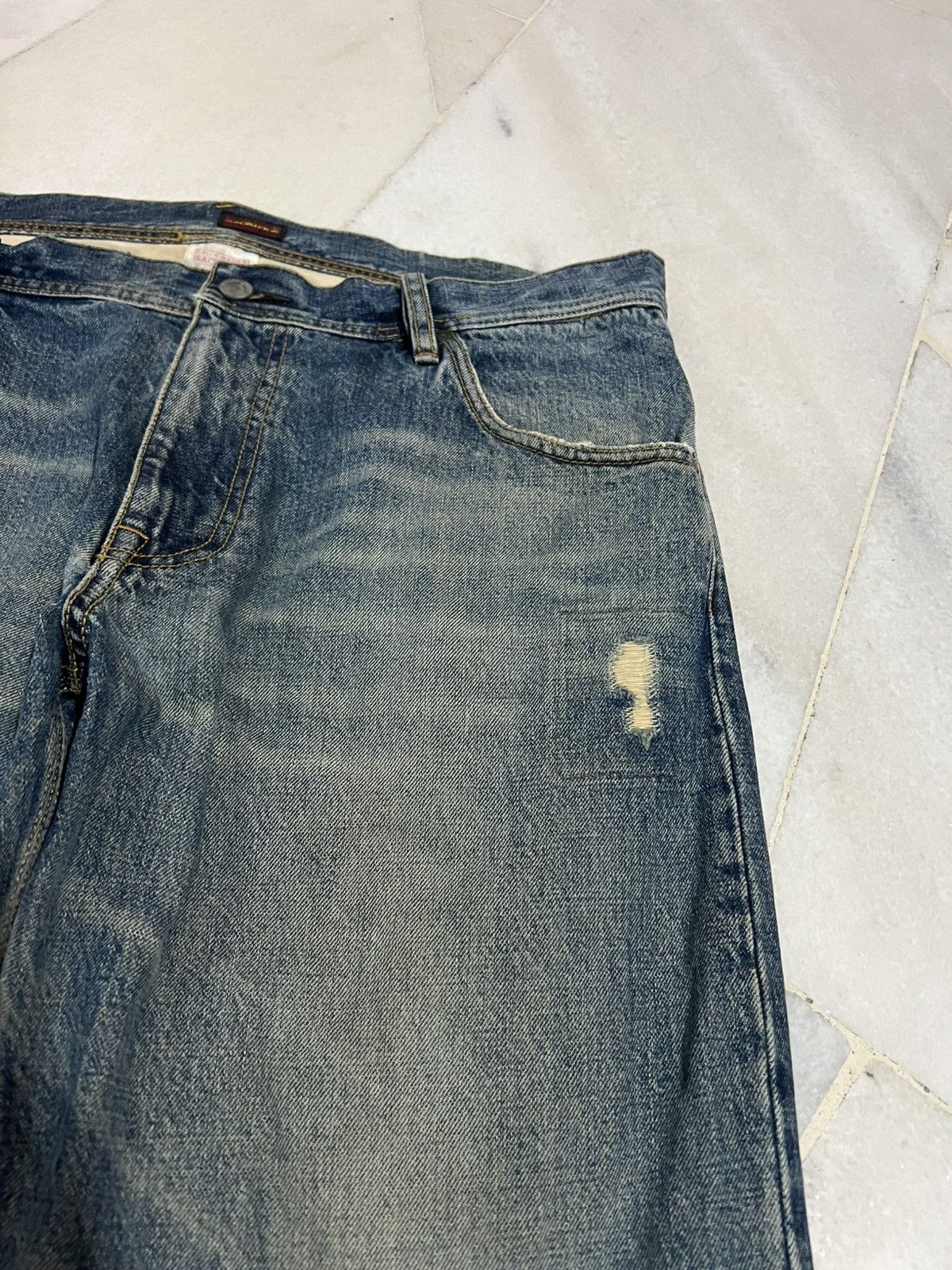 Hysteric Glamour × If Six Was Nine × Japanese Brand 🌈90’s union made sacrifice Distress mud Wash Jean Japan Size US 39 - 7 Thumbnail