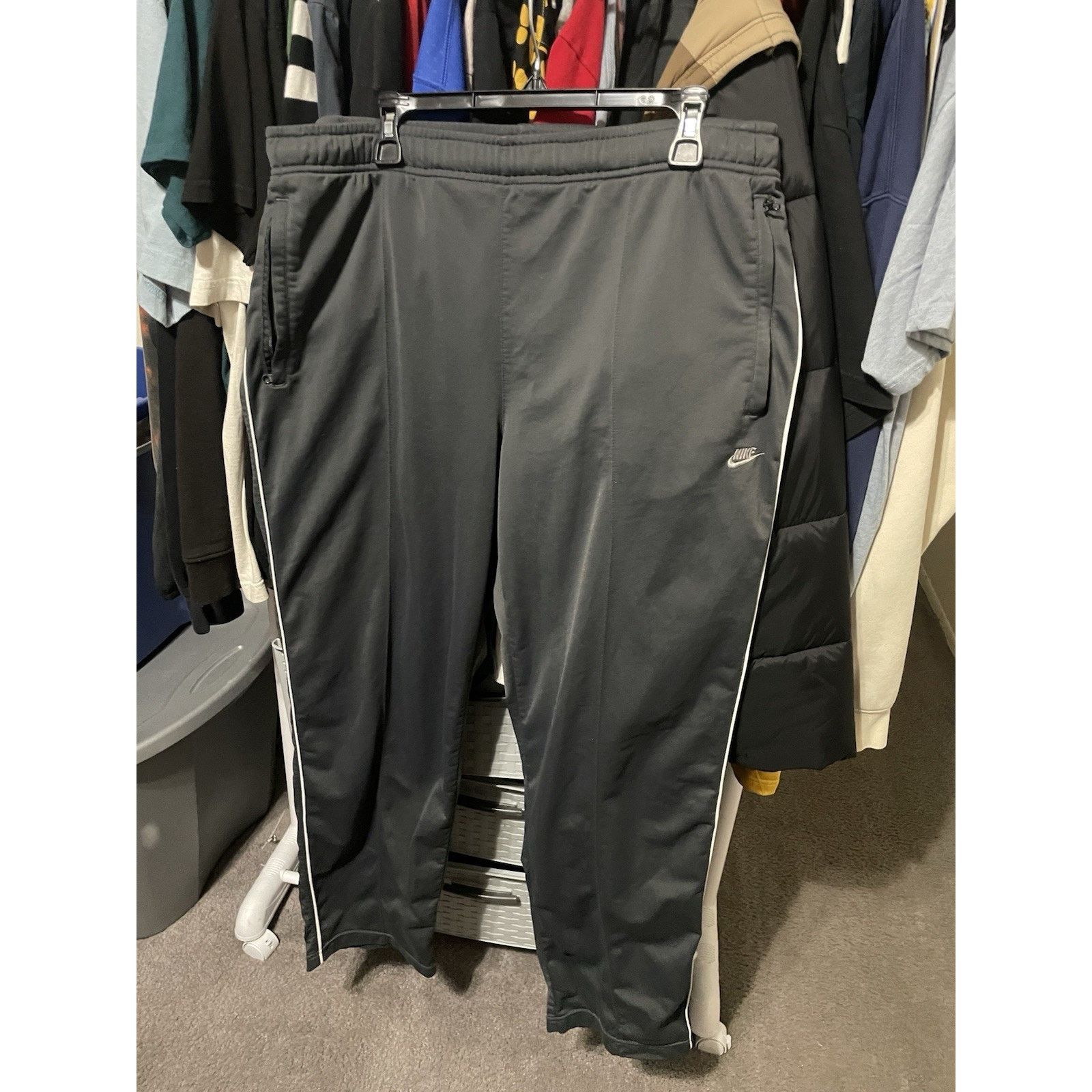 Nike Size XL-Nike Gray Hoodie 1/4 Zip shirt and Vintage pants Set Size US XL / EU 56 / 4 - 7 Thumbnail