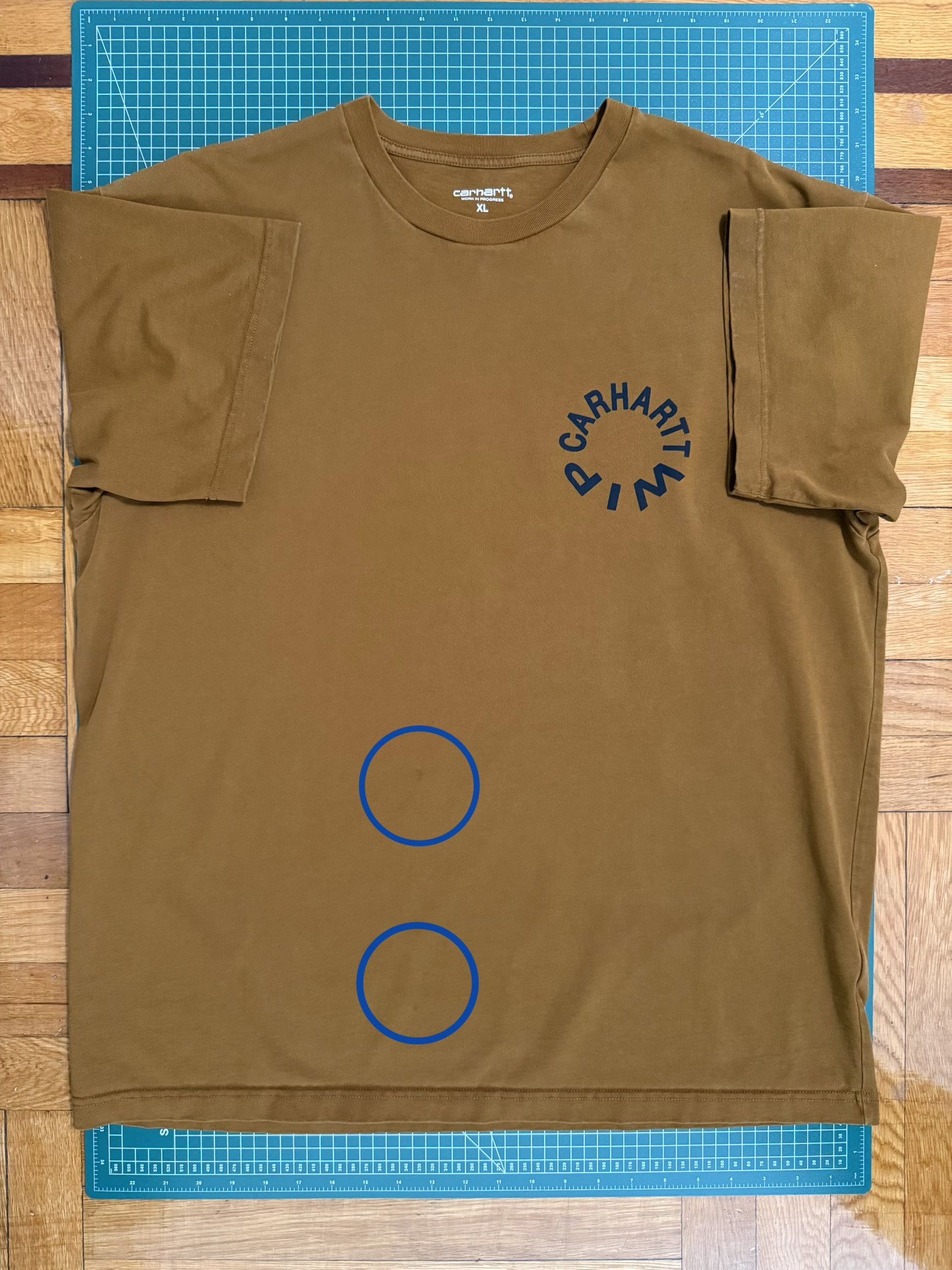 Carhartt Wip Carhartt WIP Work Varsity Tee - Deep Hamilton Brown/Black Size US XL / EU 56 / 4 - 2 Thumbnail