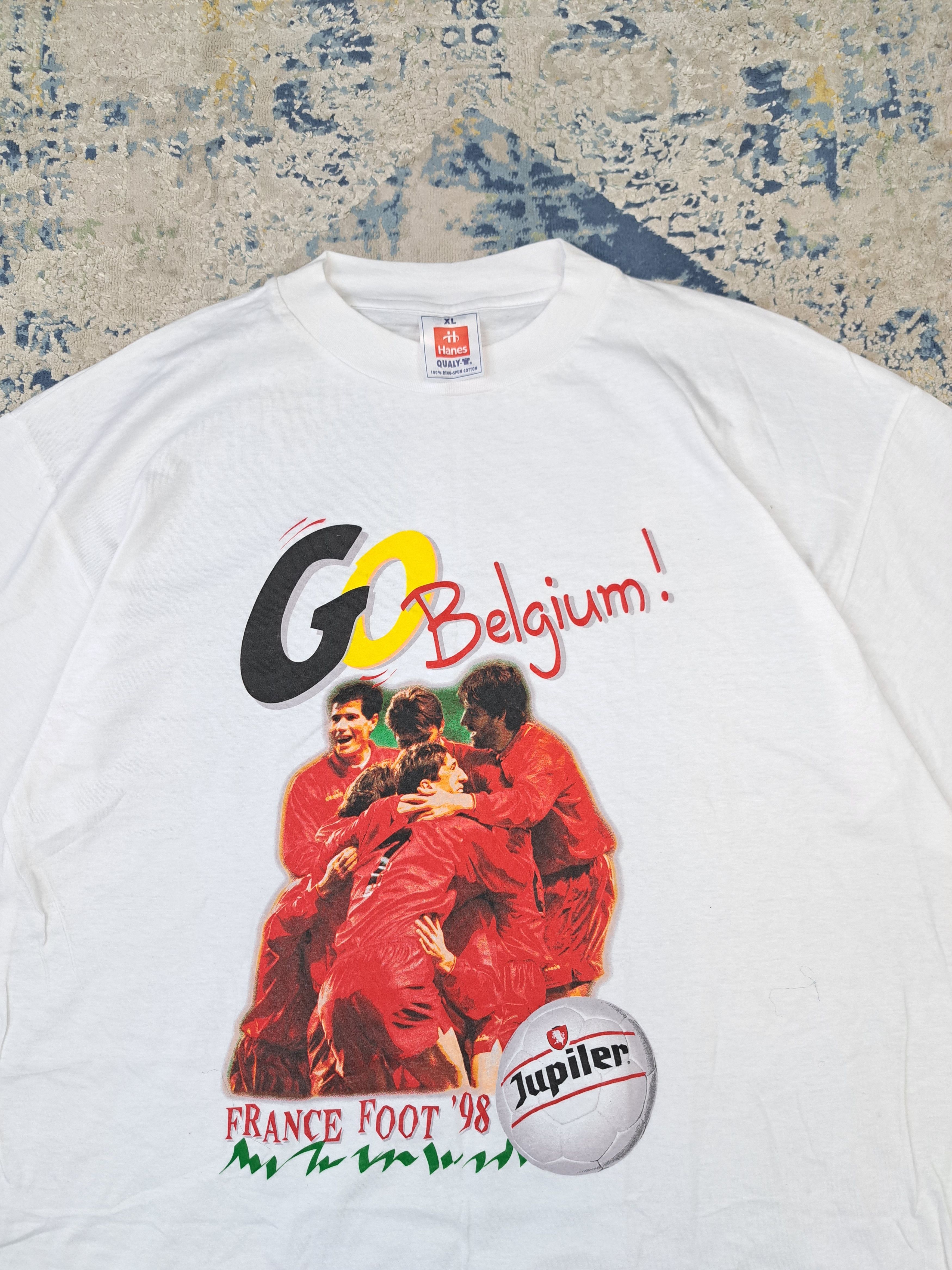 Vintage Vintage 2000 Go Belgium Soccer Fan Tshirt Blokecore Size US XL / EU 56 / 4 - 2 Thumbnail