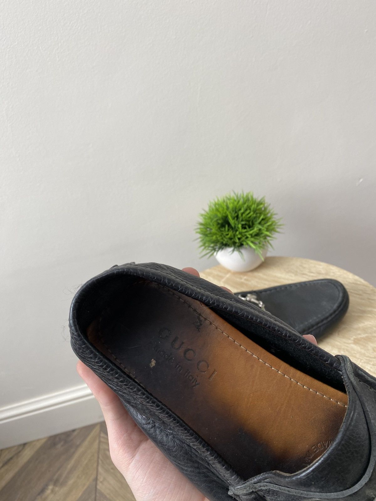 Gucci Vintage Gucci Luxury Leather Loafers Size US 9.5 / EU 42-43 - 4 Thumbnail