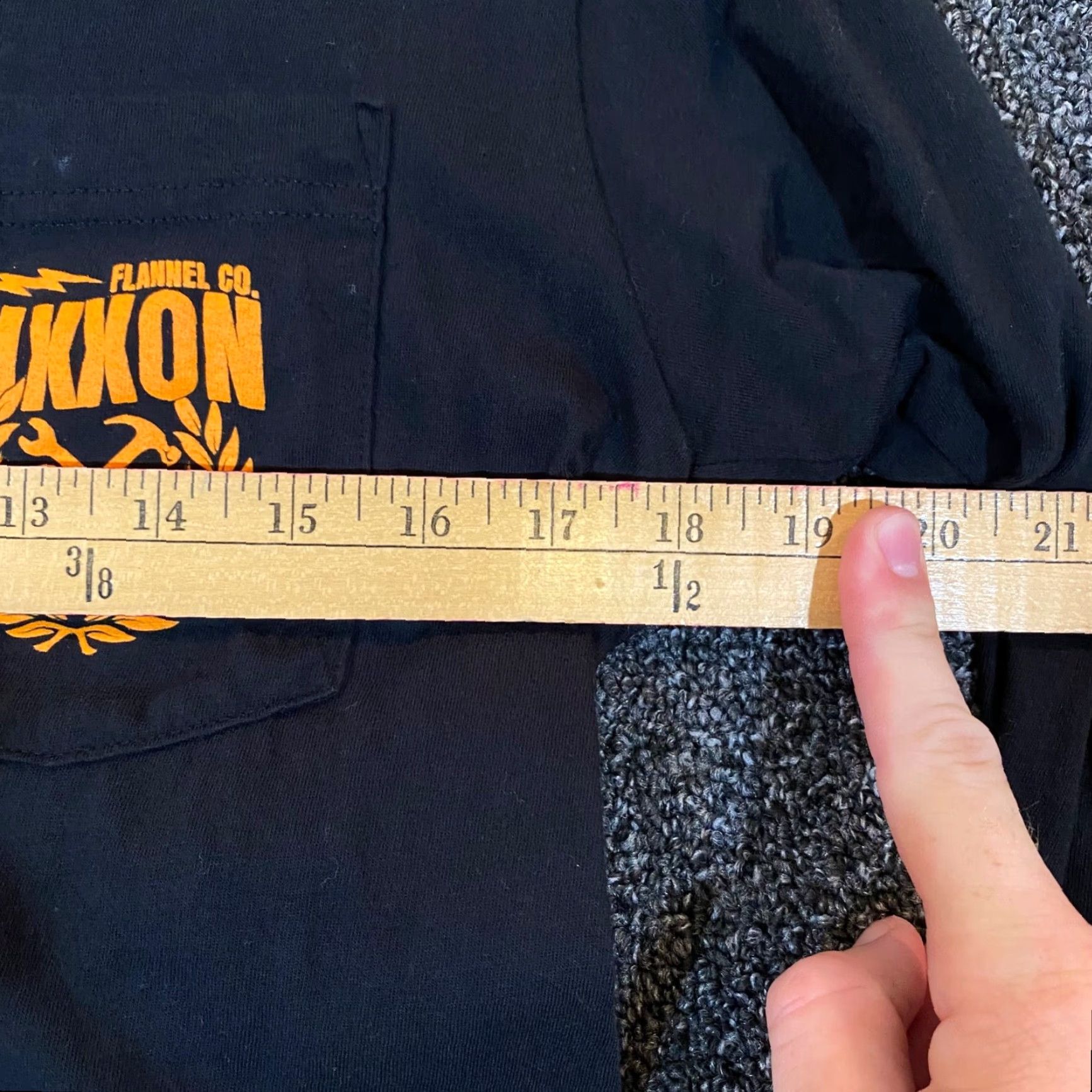 CO Dixxon Flannel Co Shirt Mens Medium Black Tee Long Sleeve Work Hard Stay Humble Shirt Mens Black Long Sleeve Tee Size US M / EU 48-50 / 2 - 7 Thumbnail