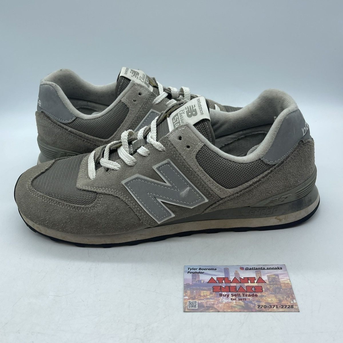New balance 574 wide 2e hot sale