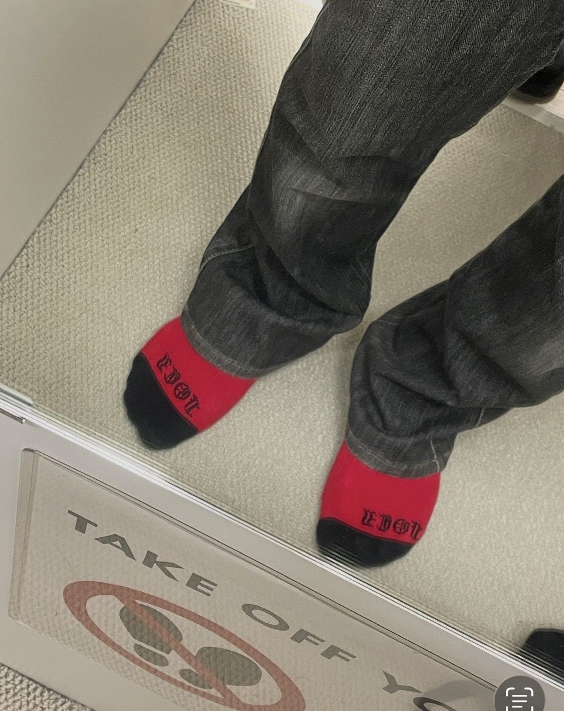 If Six Was Nine 2000s Japanese archive Vkei Flared Dark-Wash Jeans Y2K Size US 27 - 8 Thumbnail