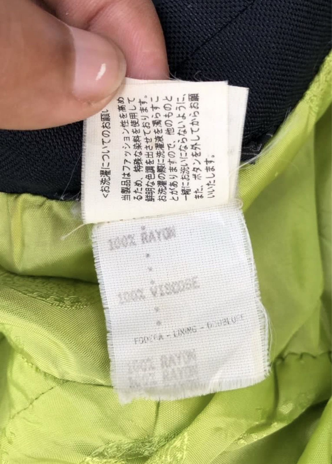 Versace 🔥VINTAGE VERSACE ITALY SINGLE-BREASTED SUIT/JACKET NAVY Size US S / EU 44-46 / 1 - 10 Thumbnail