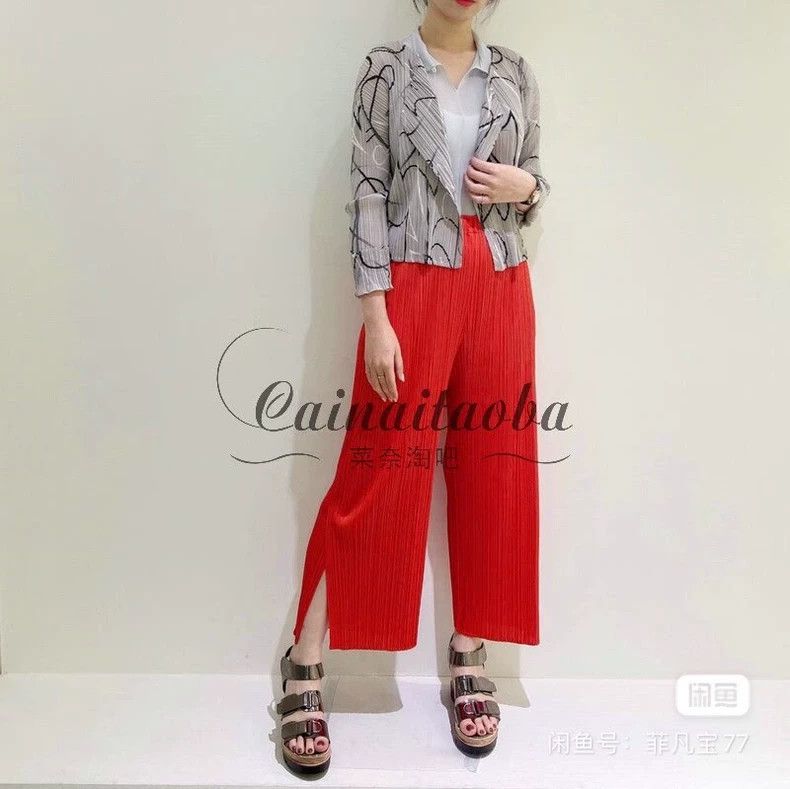 Issey Miyake issey miyake size:3 Black straight-leg trousers 2506-Nexta Size US 26 / EU 42 - 2 Thumbnail