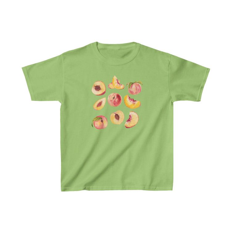 Other Green Peaches Baby Tee – Cute Fruit Graphic Fitted Tee Size M / US 6-8 / IT 42-44 - 2 Thumbnail