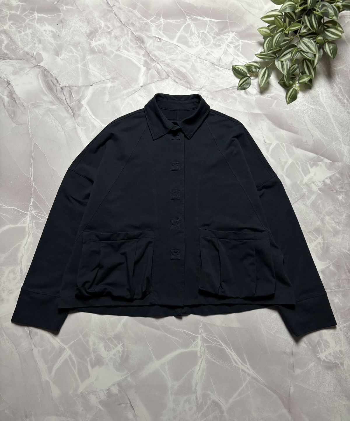 Other Tadashi by Giovanna Guglielmi Batwing Jacket Italy Made Navy Size M / US 6-8 / IT 42-44 - 1 Thumbnail