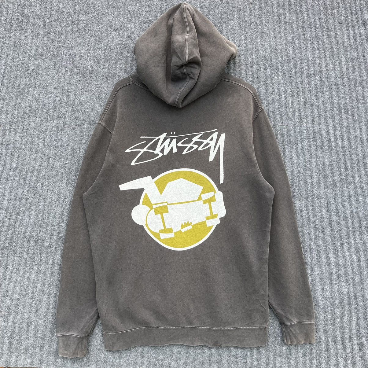 image of International Stussy Tribe Pullover Hoodie Large in Dark Grey, Men's (Size XL)