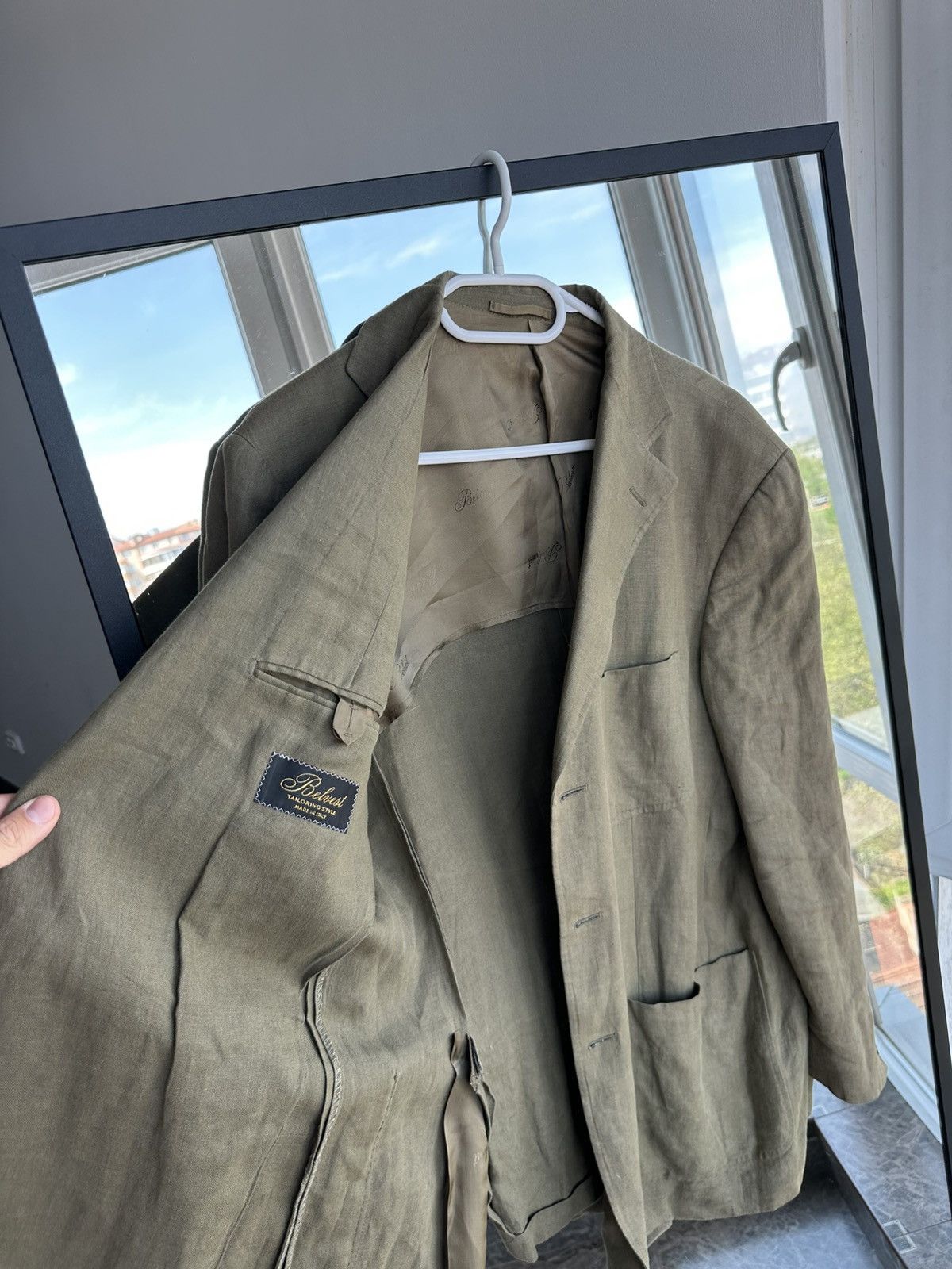 Belvest Vintage Belvest Linen Blazer Jacket Size US M / EU 48-50 / 2 - 7 Thumbnail