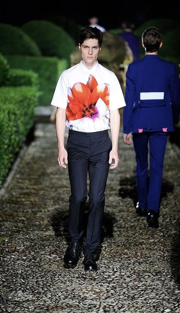 Jil Sander JIL SANDER - RAF SIMONS ERA SS/11 FLOWER PRINT POLO Size US S / EU 44-46 / 1 - 1 Thumbnail