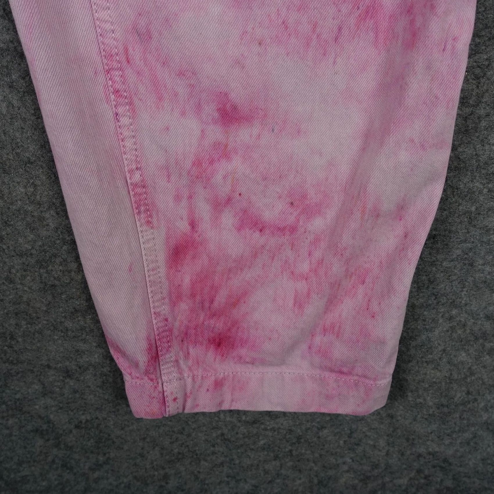 Old Navy VINTAGE Old Navy Jumpsuit Womens M Pink Short Sleeve Utility Coveralls Tie Dye Fun Size 32" / US 10 / IT 46 - 7 Thumbnail