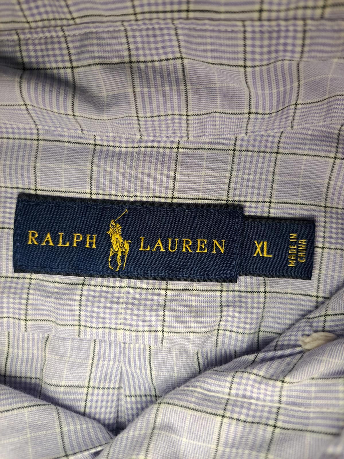 Polo Ralph Lauren Polo Ralph Lauren Button Up Dress Shirt Mens XL Purple Plaid Size US XL / EU 56 / 4 - 2 Thumbnail