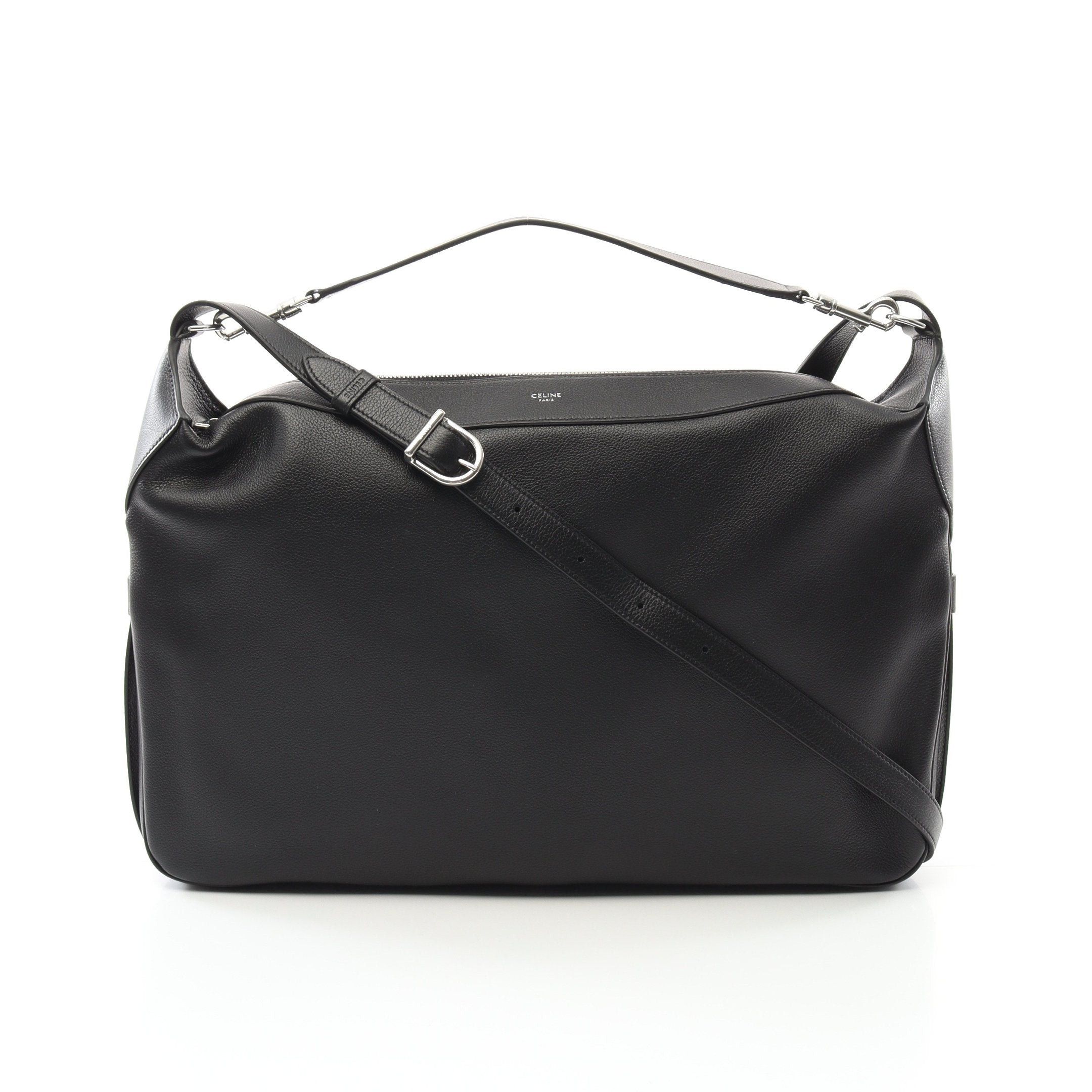 Celine Celine Shoulder Bag Leather Black Size ONE SIZE - 1 Thumbnail