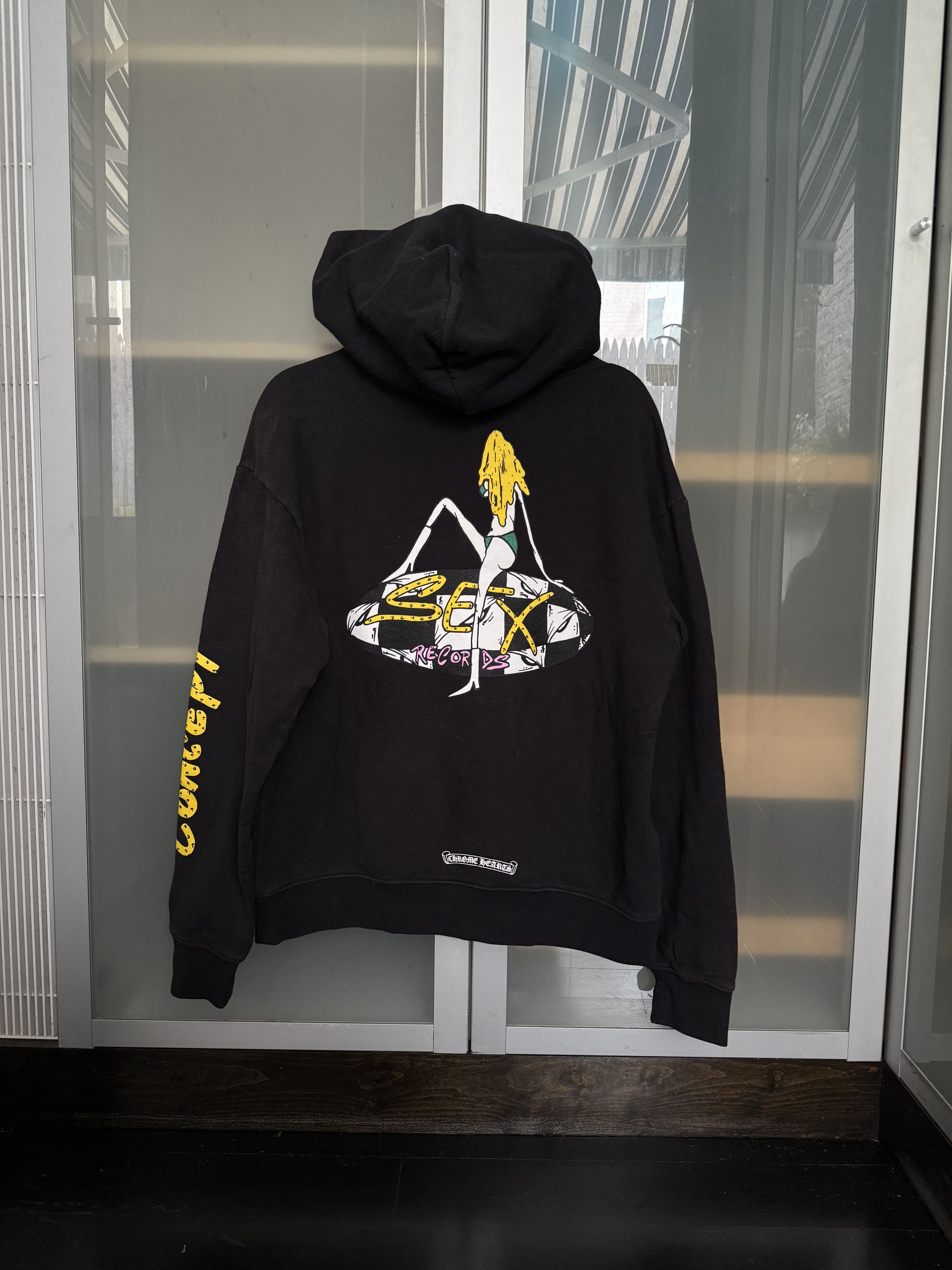 VINTAGE●CHROME HEARTS●マティボーイ SexRecords フーディ Chrome Hearts Matty Boy Sex Records Hoodie | Grailed