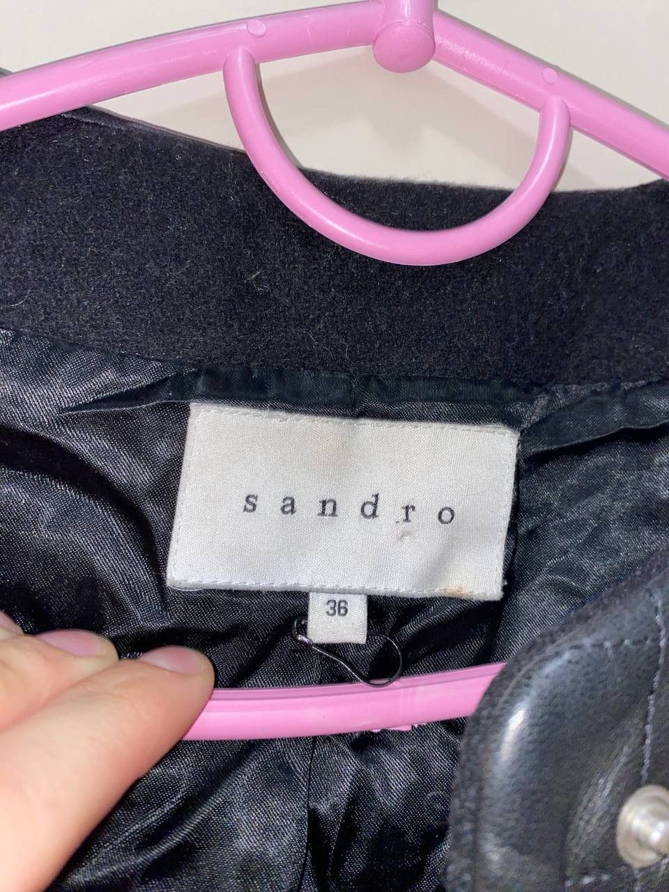 Sandro × Vintage Sandro leather vintage coat Size XS / US 0-2 / IT 36-38 - 10 Thumbnail