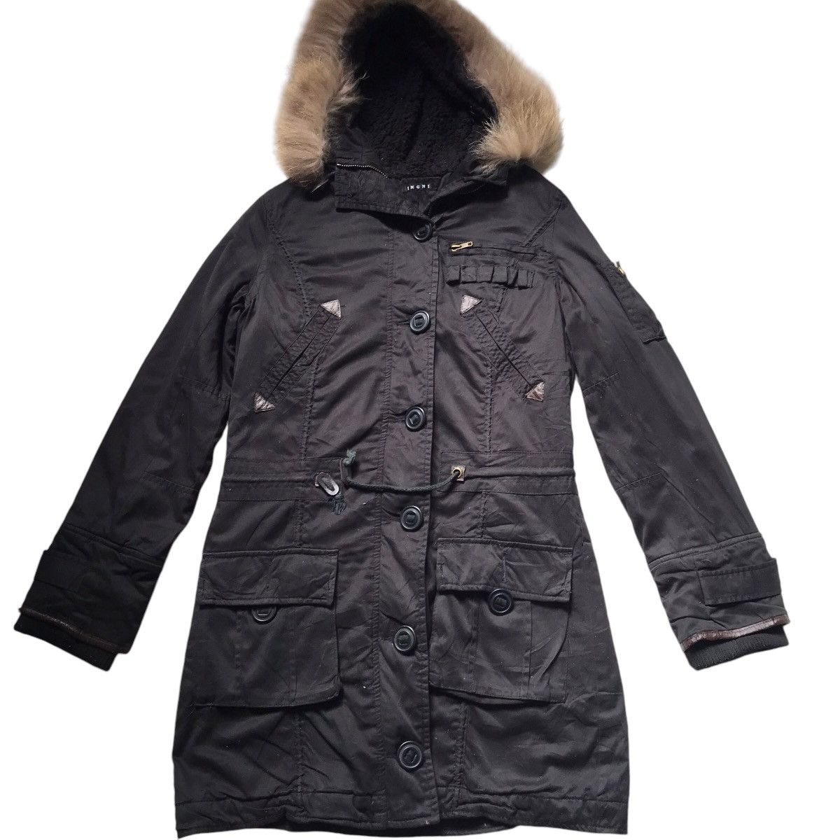 Le Grande Bleu (L.G.B.) LGB IF SIX WAS NINE STYLE INGNI FAUX FUR JACKET TACTICAL Size US S / EU 44-46 / 1 - 3 Thumbnail