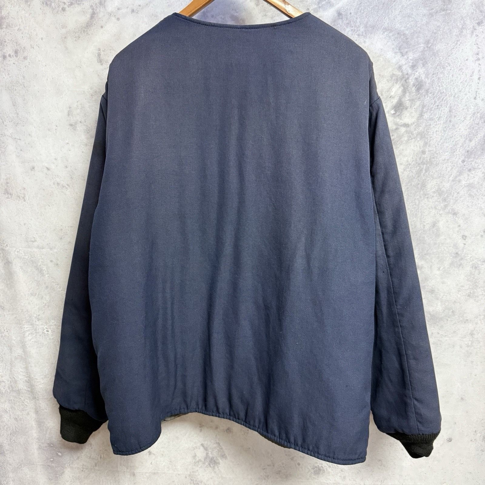Bulwark Vintage 90s Bulwark Workwear Jacket Mens XL Blue Quilted (25 Size US XL / EU 56 / 4 - 2 Thumbnail