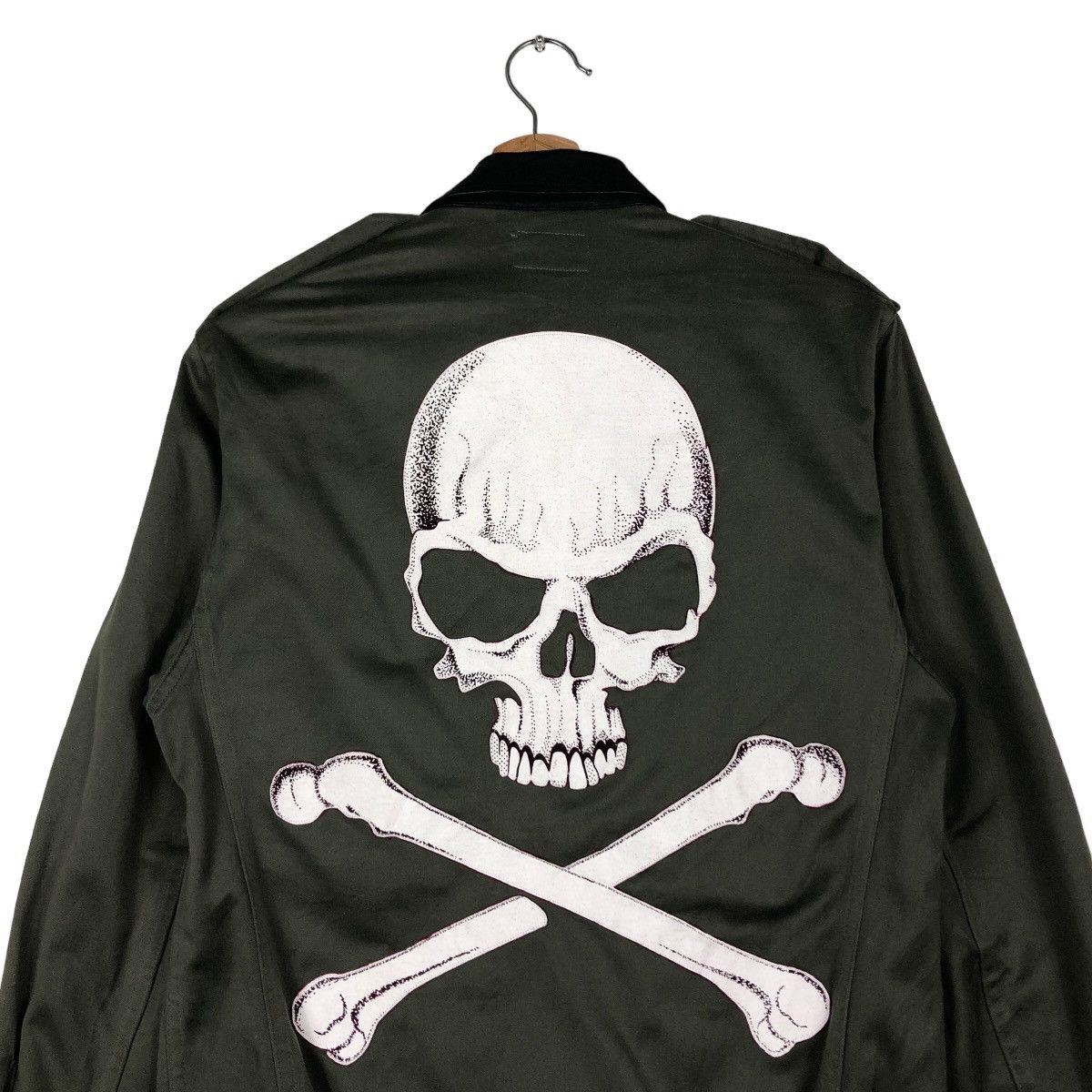 If Six Was Nine 🔥Vtg Biker Military Jacket Koppers Skeleton Bones Big Logo Size US M / EU 48-50 / 2 - 9 Thumbnail