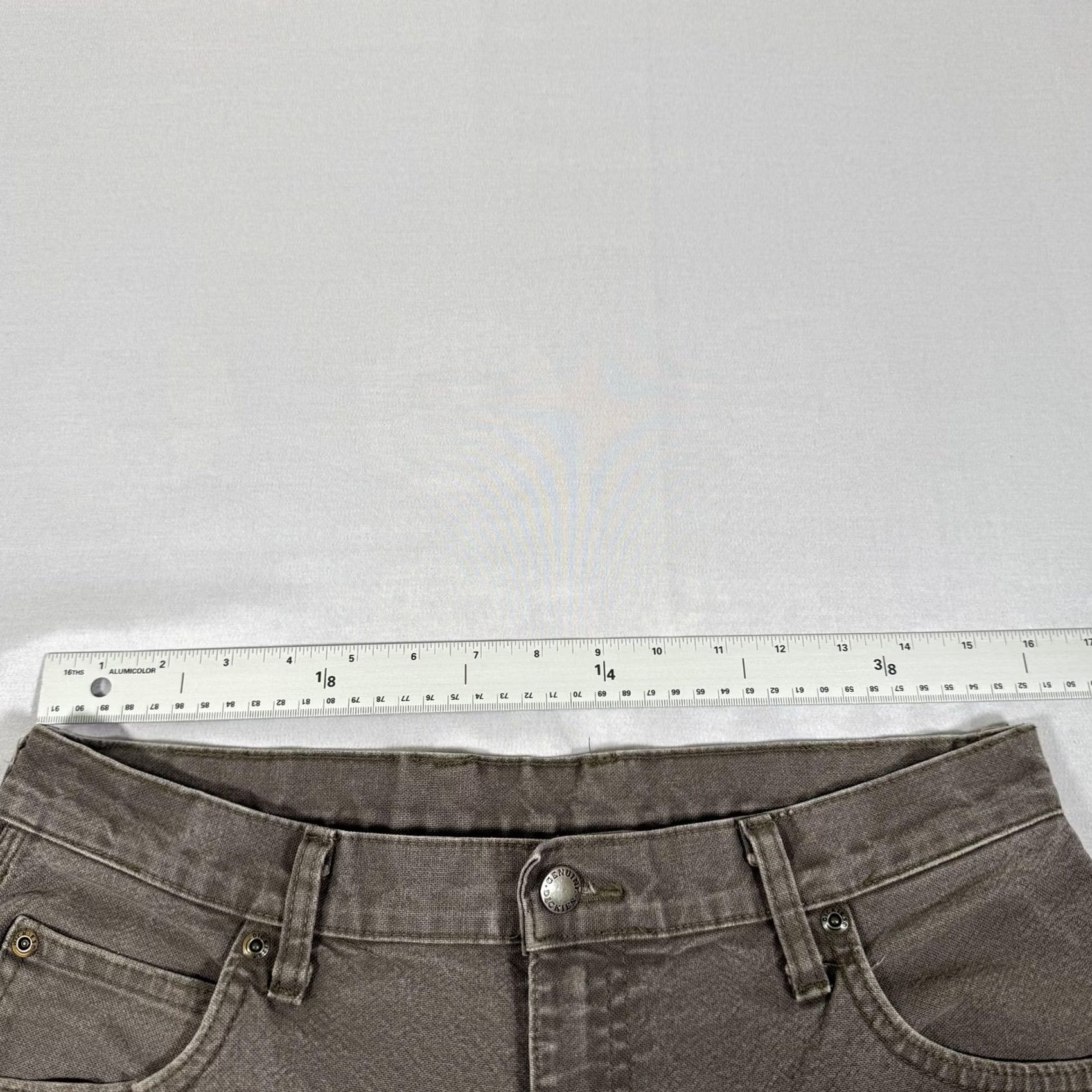 Dickies Dickies Pants Mens 33x32 Brown Canvas Carpenter Straight Fit Stretch Workwear Pants Mens Regular Brown 90s Grunge USA"} Size US 33 - 7 Thumbnail