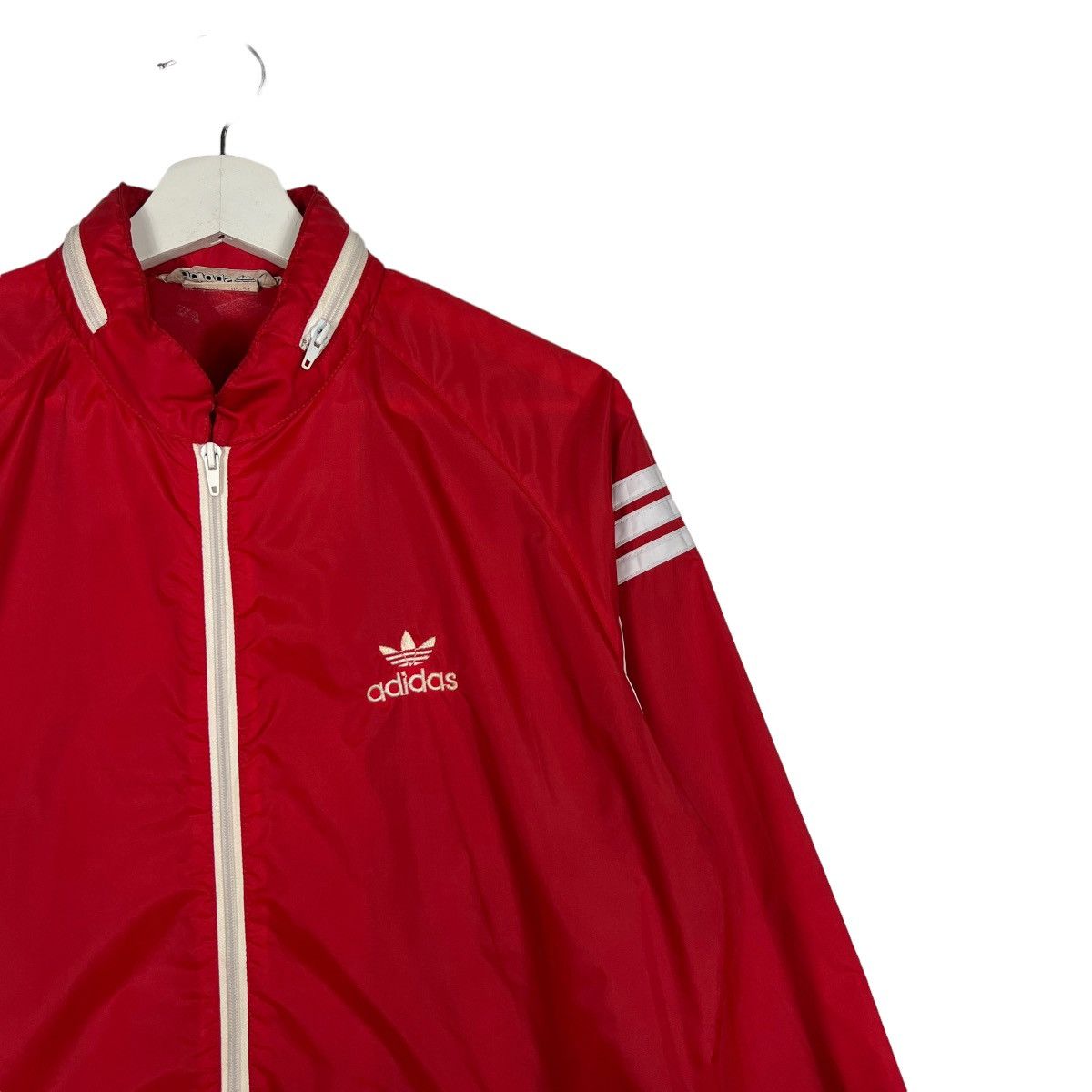 Adidas 🔥 1980s TRUE VINTAGE ADIDAS WINDBREAKER Size US L / EU 52-54 / 3 - 7 Thumbnail