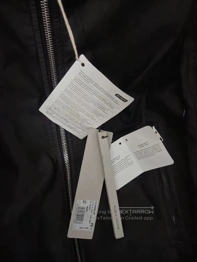 Rick Owens Rick Owens Men’s Black Leather Jacket. Size US L / EU 52-54 / 3 - 7 Thumbnail