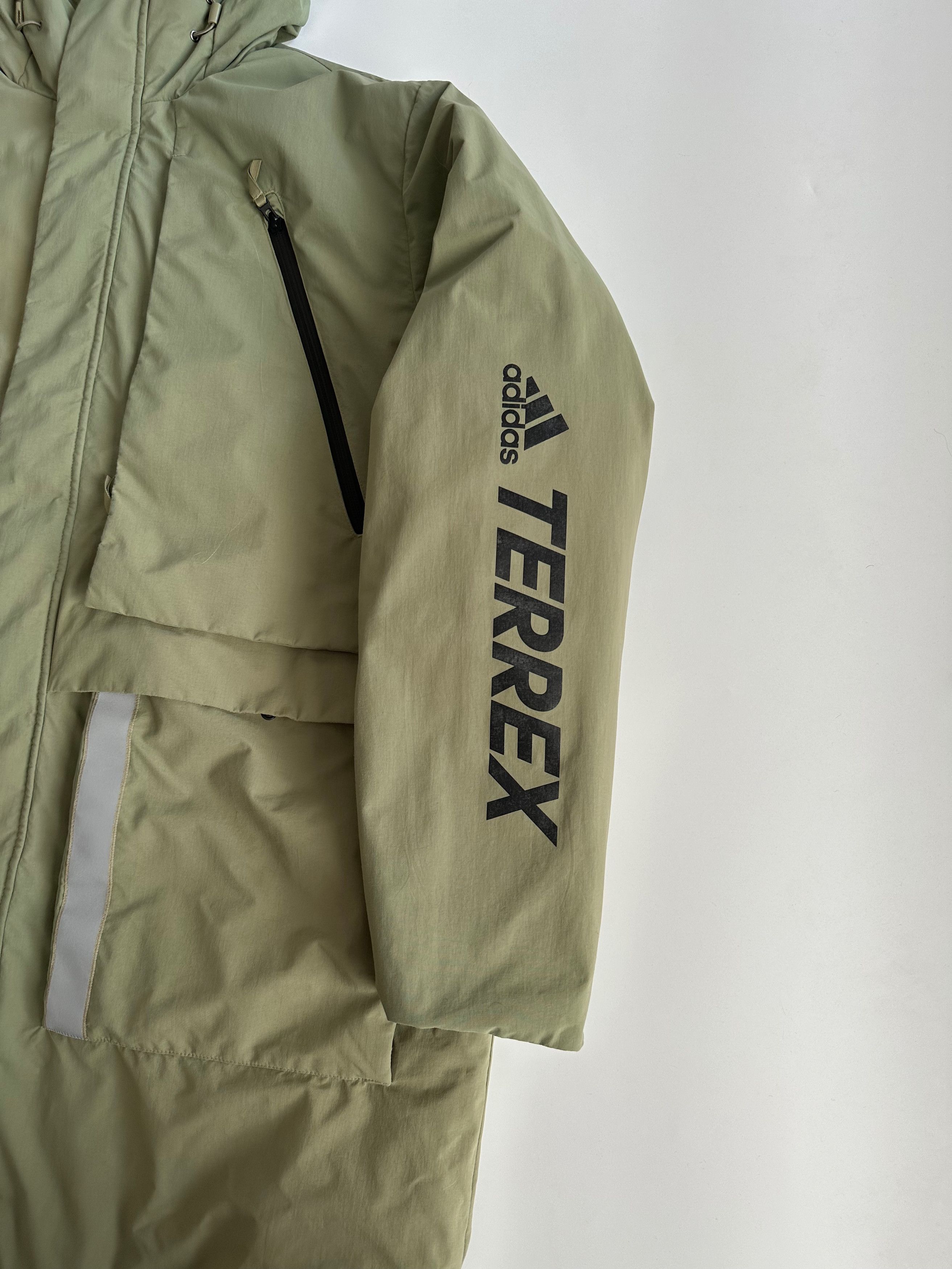 Adidas Adidas Terex techniacal Mid Down parka jacket hooded Size US L / EU 52-54 / 3 - 4 Thumbnail