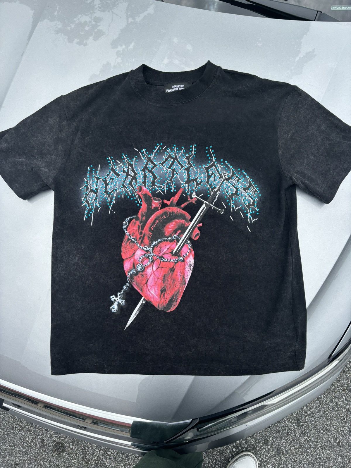 Other Streetwear Rhinestone Tee Size US S / EU 44-46 / 1 - 1 Thumbnail
