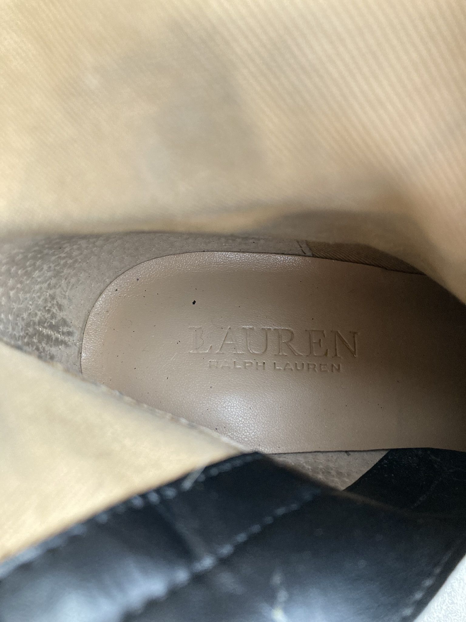 Lauren Ralph Lauren Lauren Ralph Lauren black leather hi avant garde heel boots Size US 9.5 / IT 39.5 - 16 Thumbnail